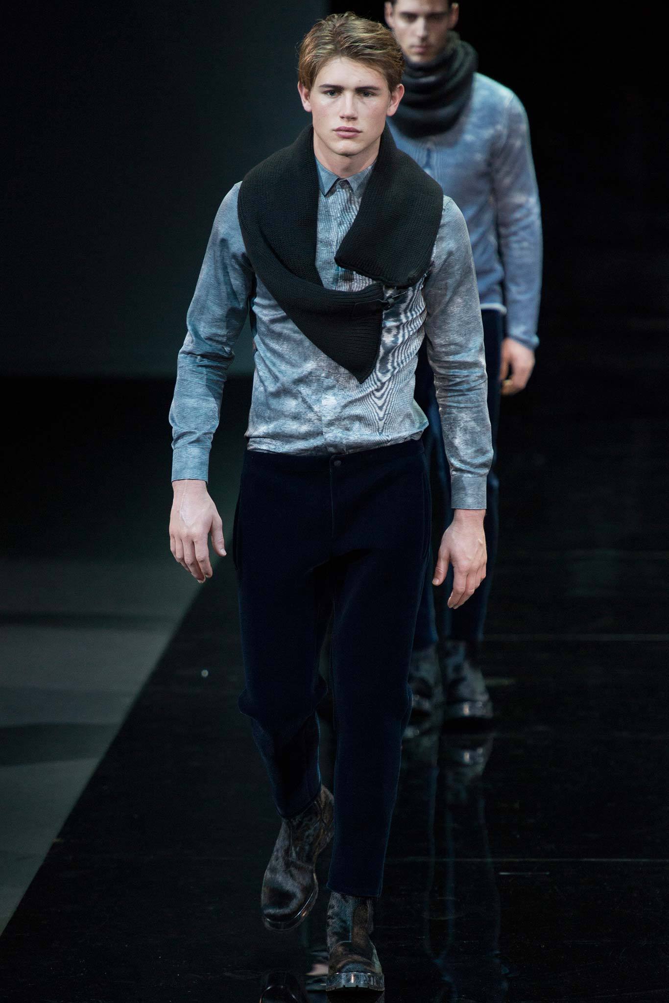 Emporio Armani F/W 14 Menswear Look 15