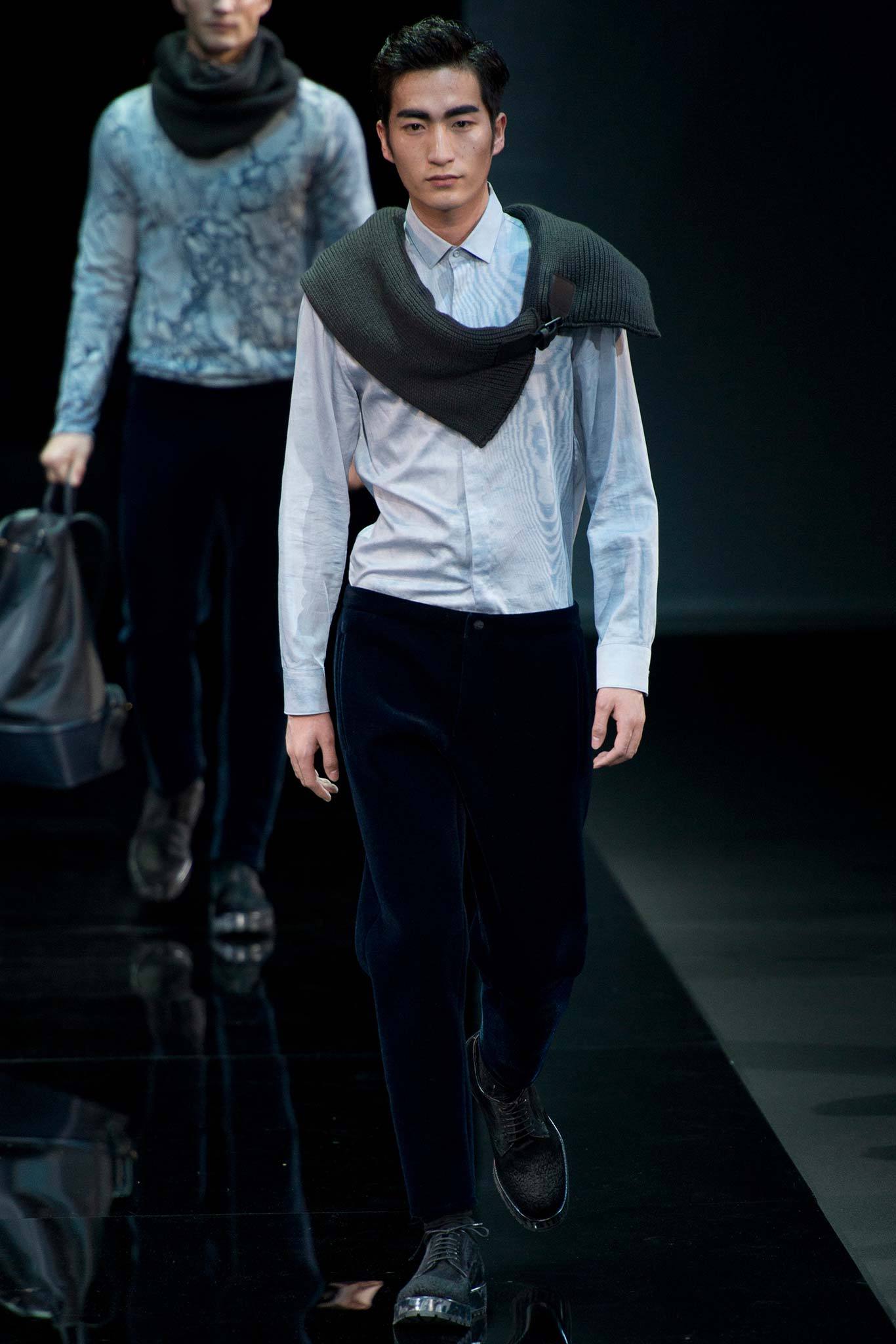 Emporio Armani F/W 14 Menswear Look 16