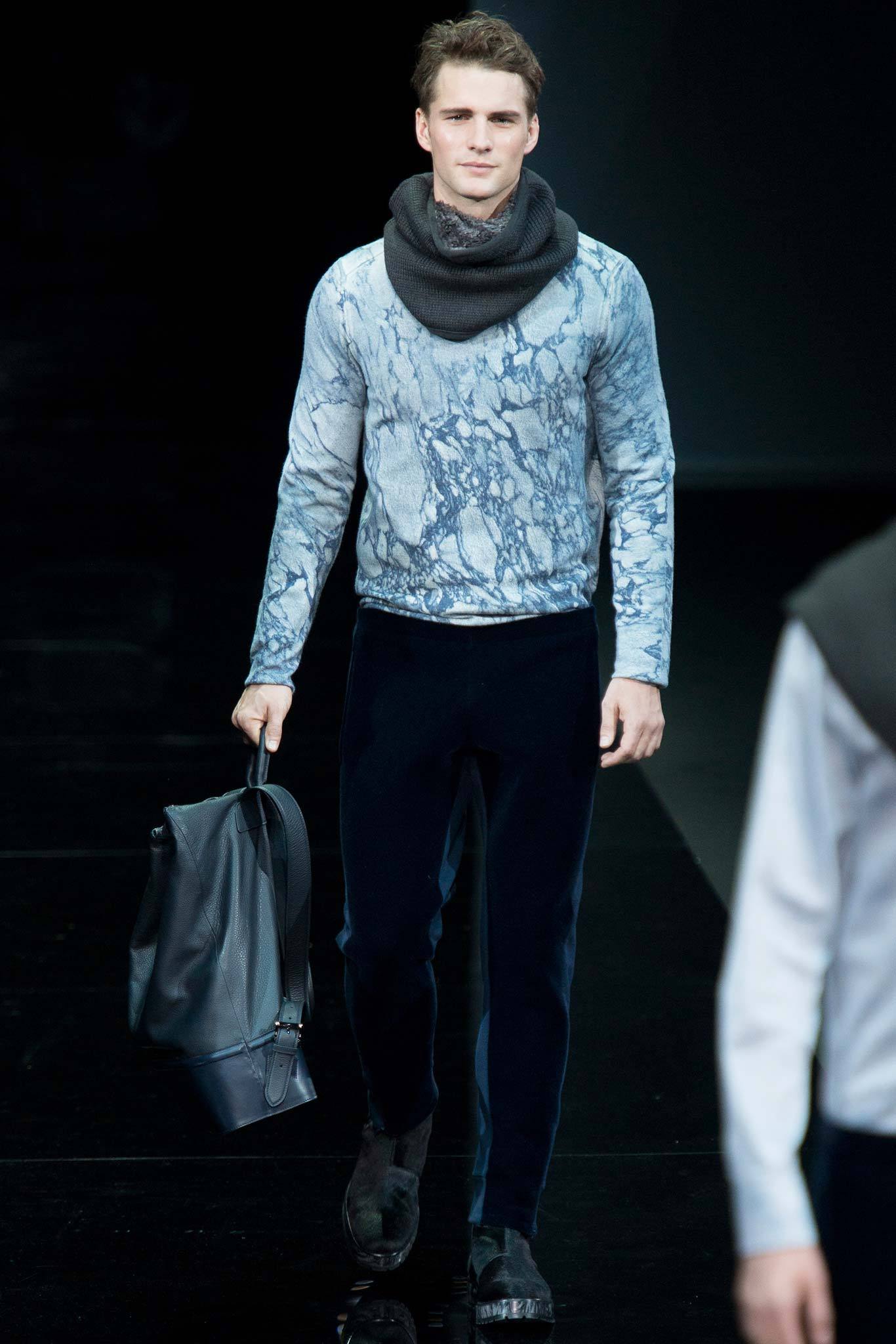 Emporio Armani F/W 14 Menswear Look 18