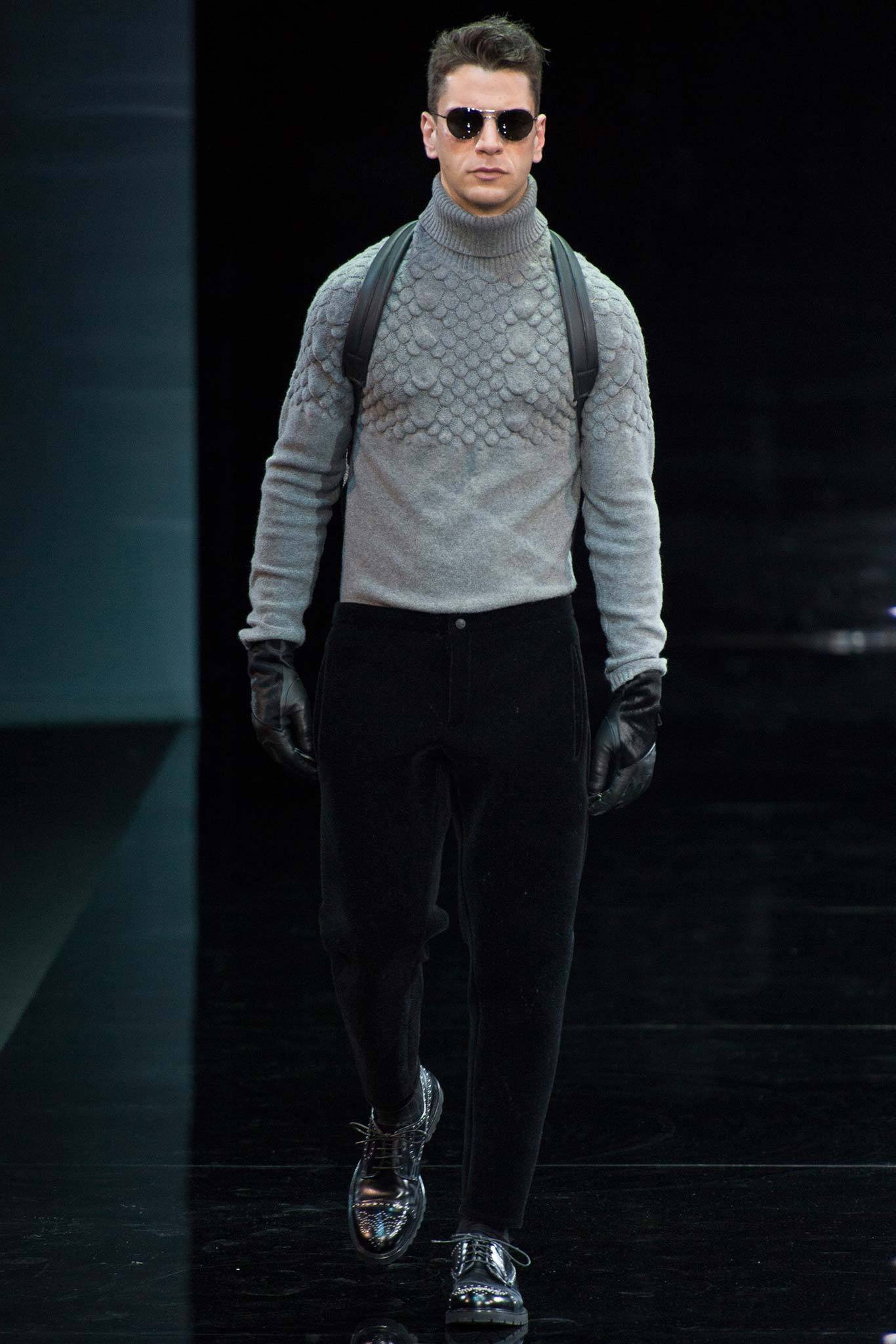 Emporio Armani F/W 14 Menswear Look 19
