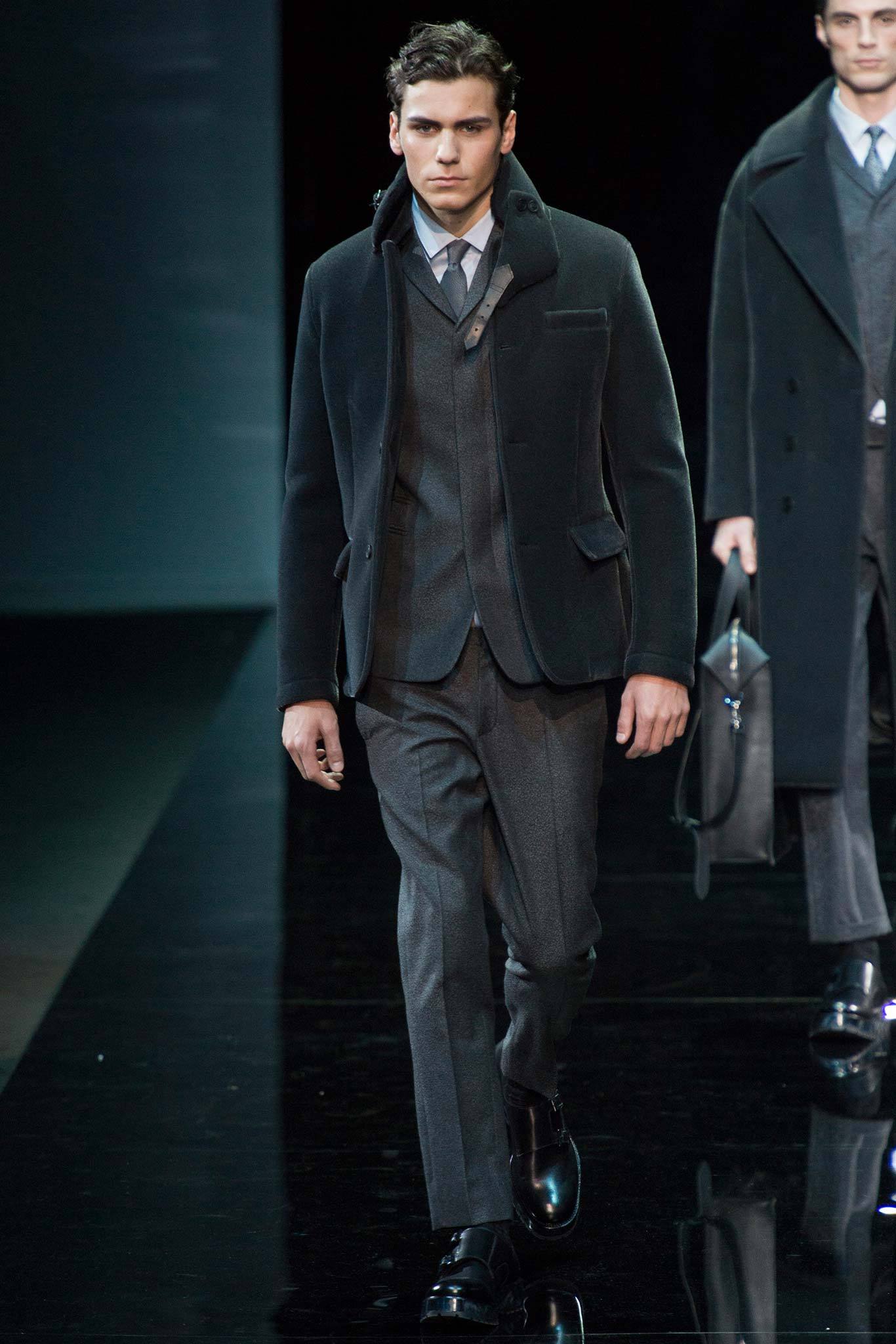 Emporio Armani F/W 14 Menswear Look 22