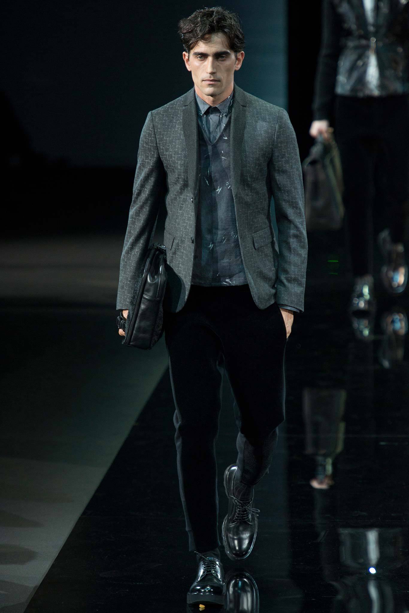 Emporio Armani F/W 14 Menswear Look 26