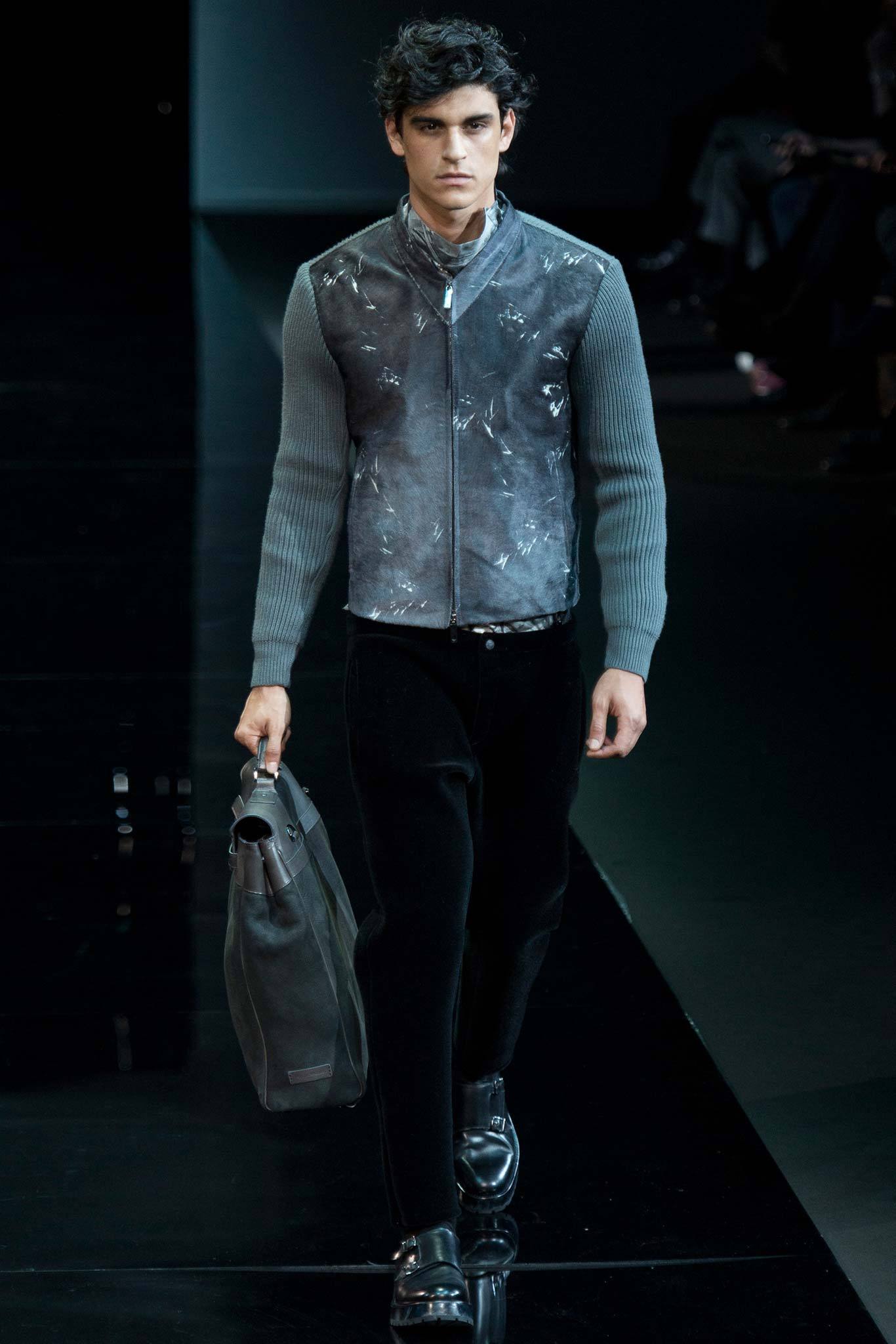 Emporio Armani F/W 14 Menswear Look 28