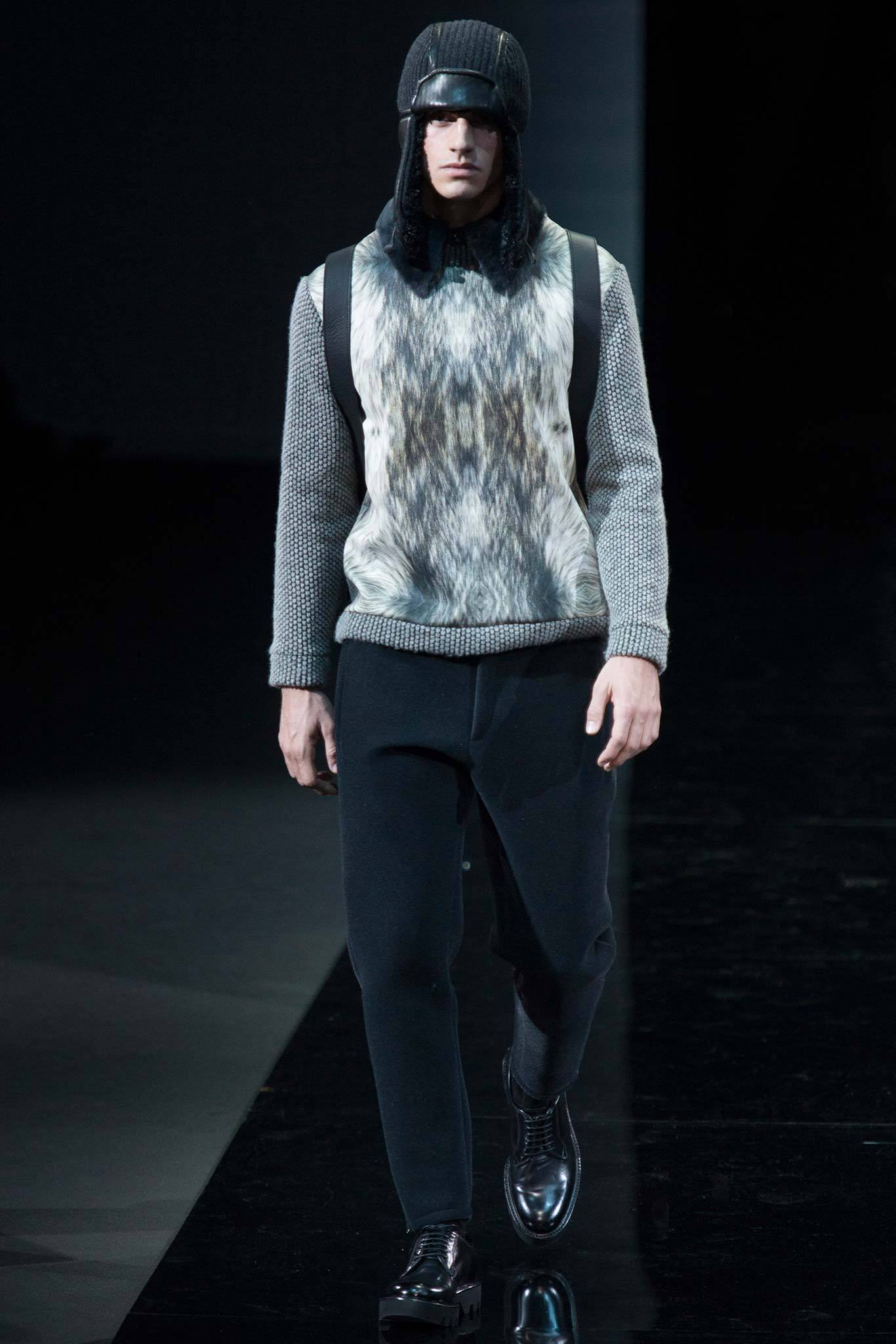 Emporio Armani F/W 14 Menswear Look 32