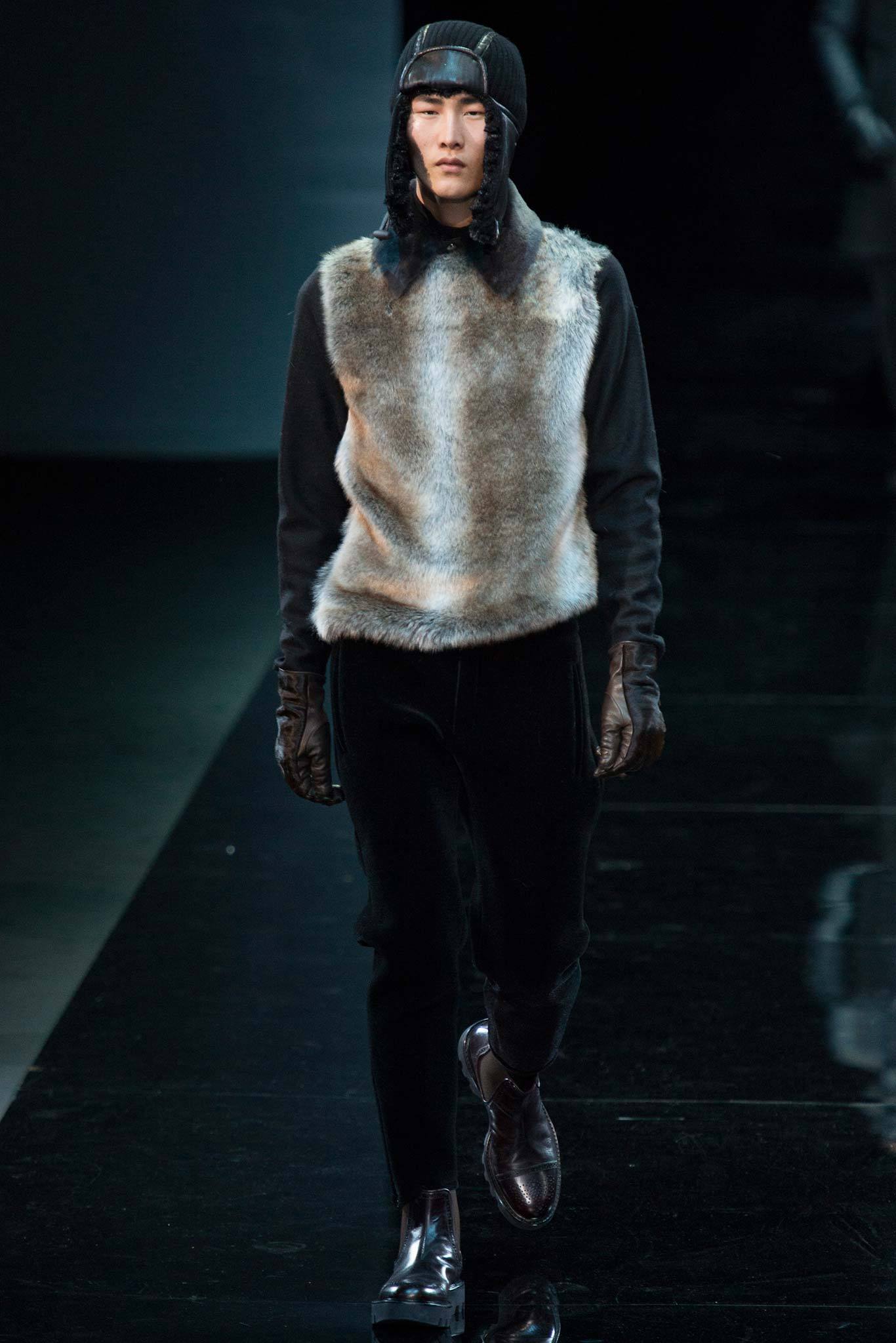 Emporio Armani F/W 14 Menswear Look 33