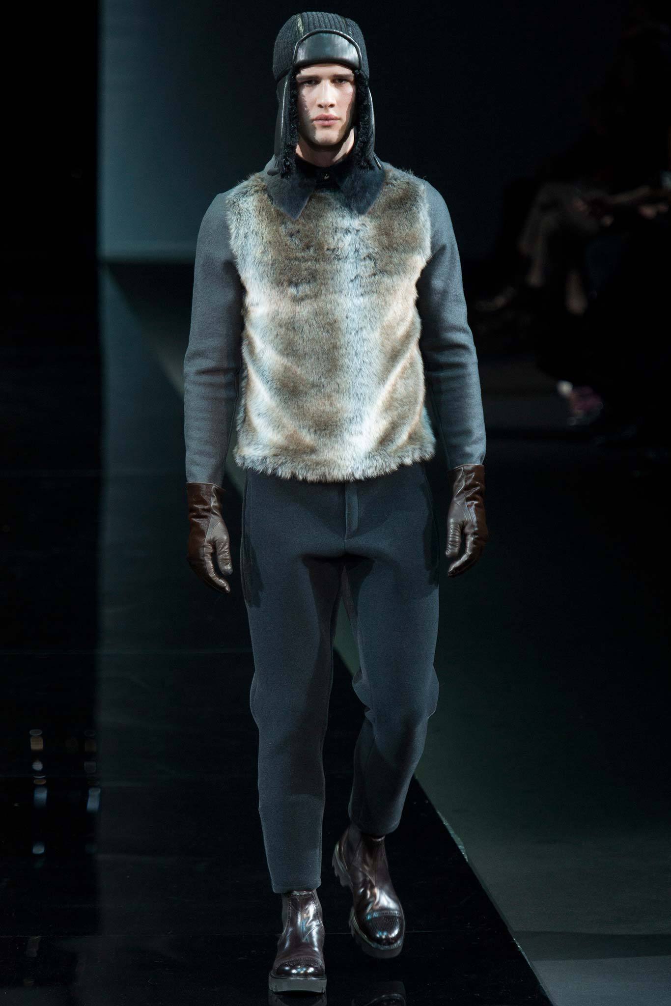 Emporio Armani F/W 14 Menswear Look 34