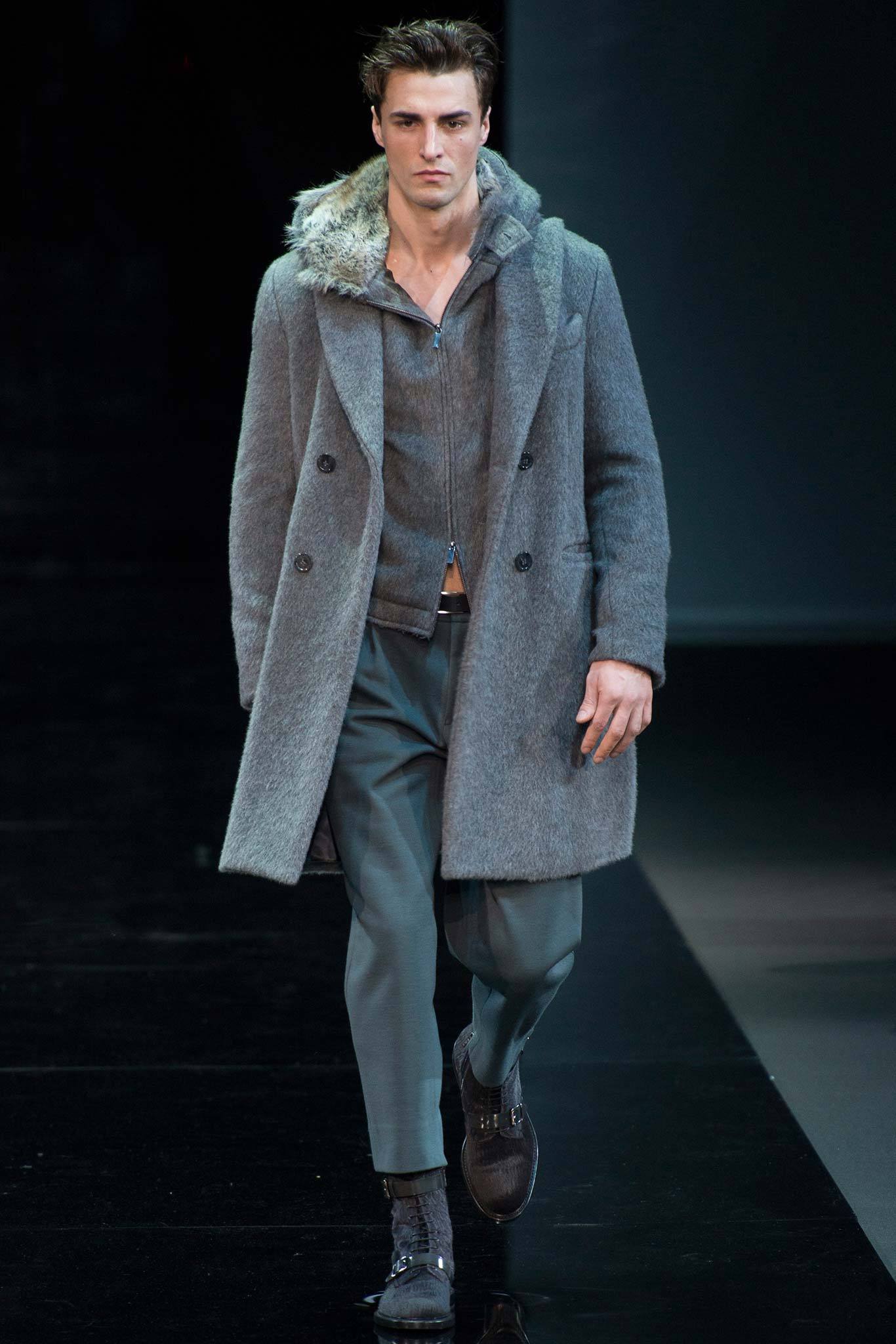 Emporio Armani F/W 14 Menswear Look 36