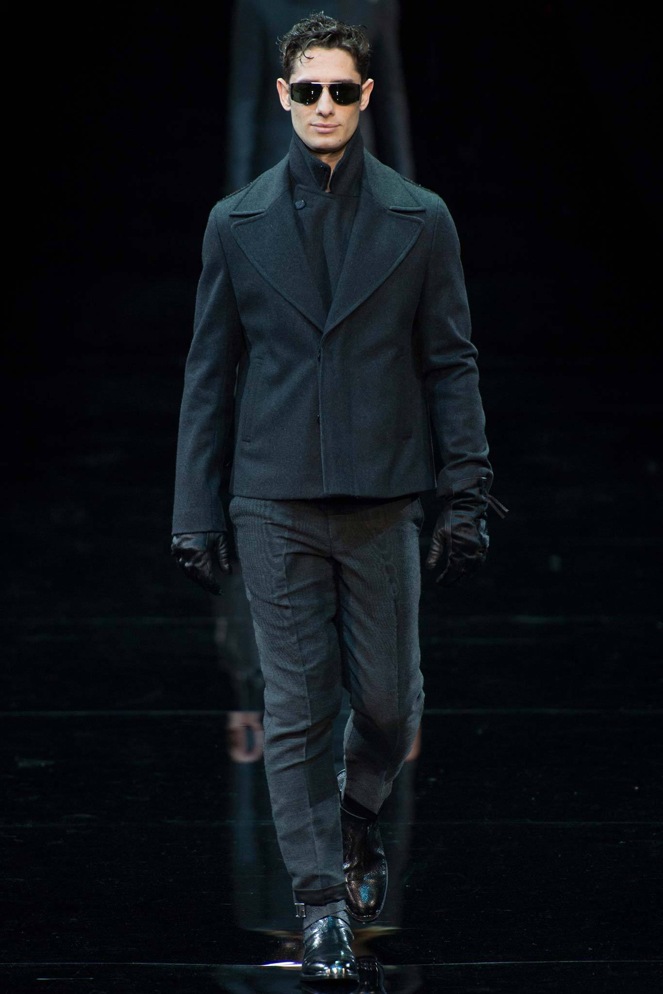 Emporio Armani F/W 14 Menswear Look 38