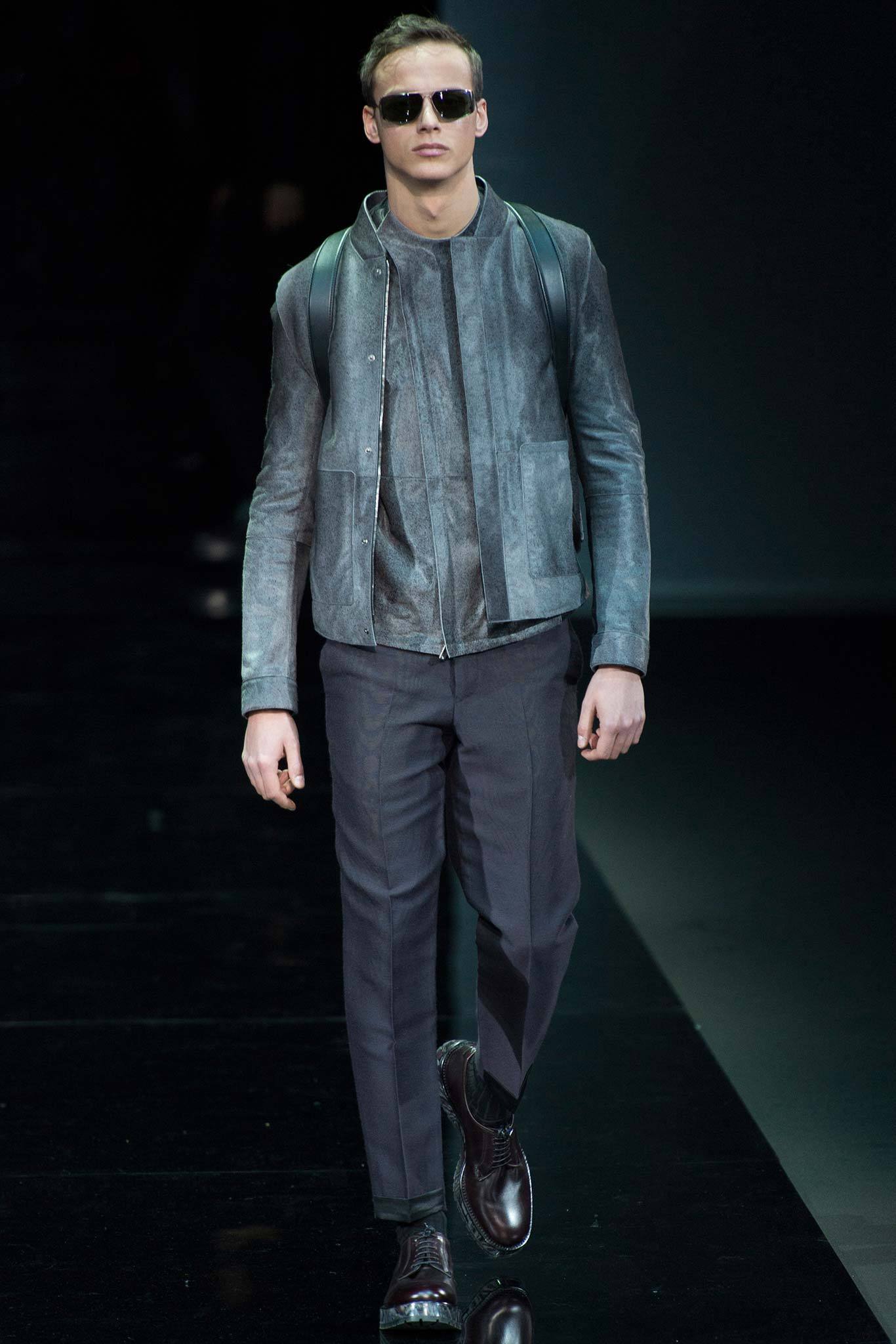 Emporio Armani F/W 14 Menswear Look 50