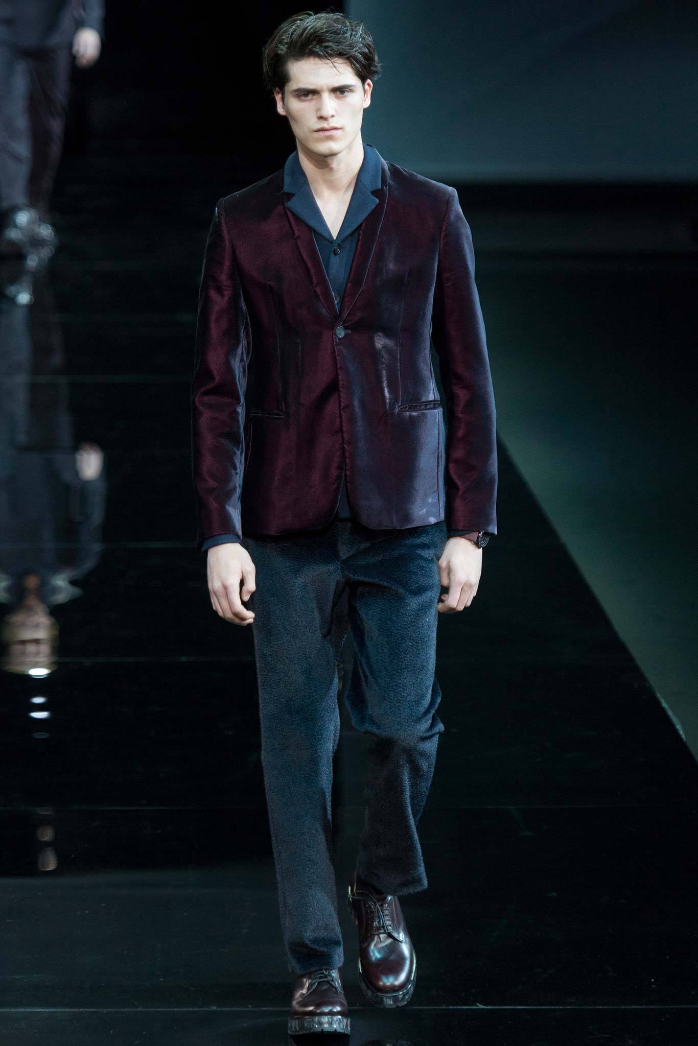 Emporio Armani F/W 14 Menswear Look 52