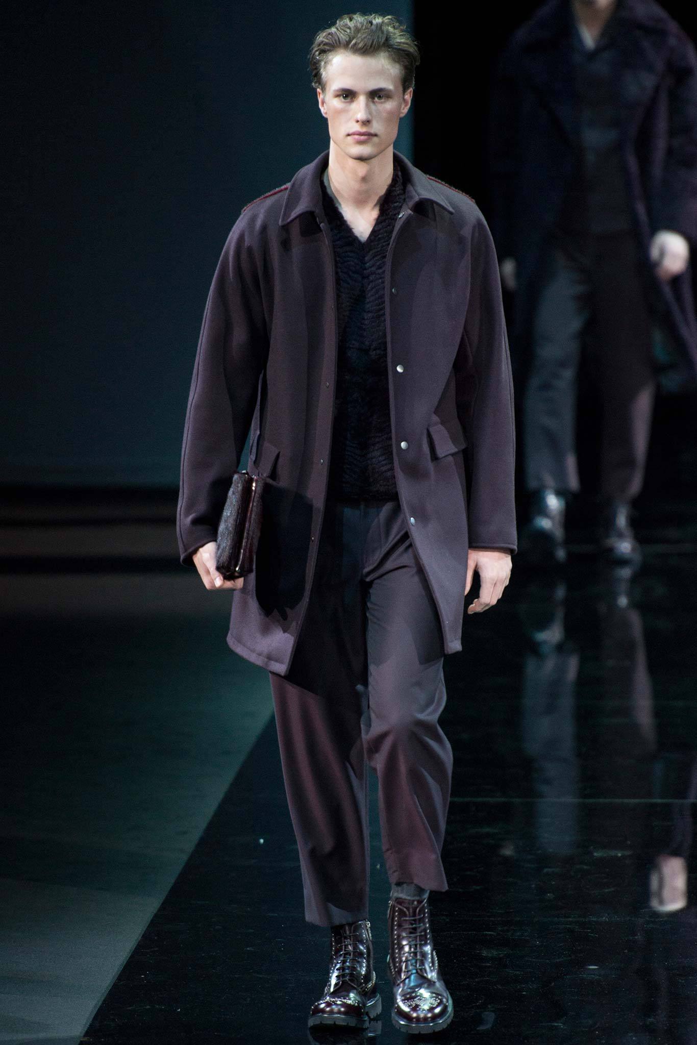 Emporio Armani F/W 14 Menswear Look 54