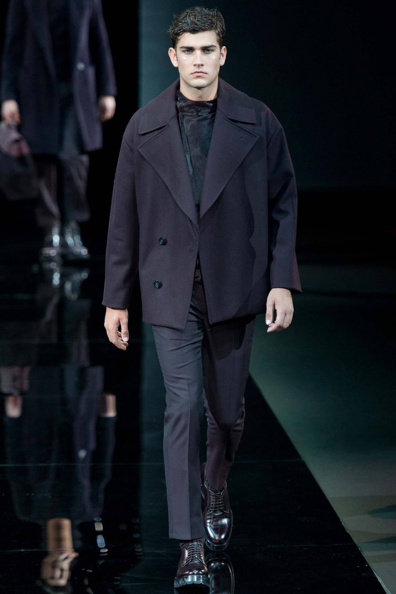 Emporio Armani F/W 14 Menswear Look 55