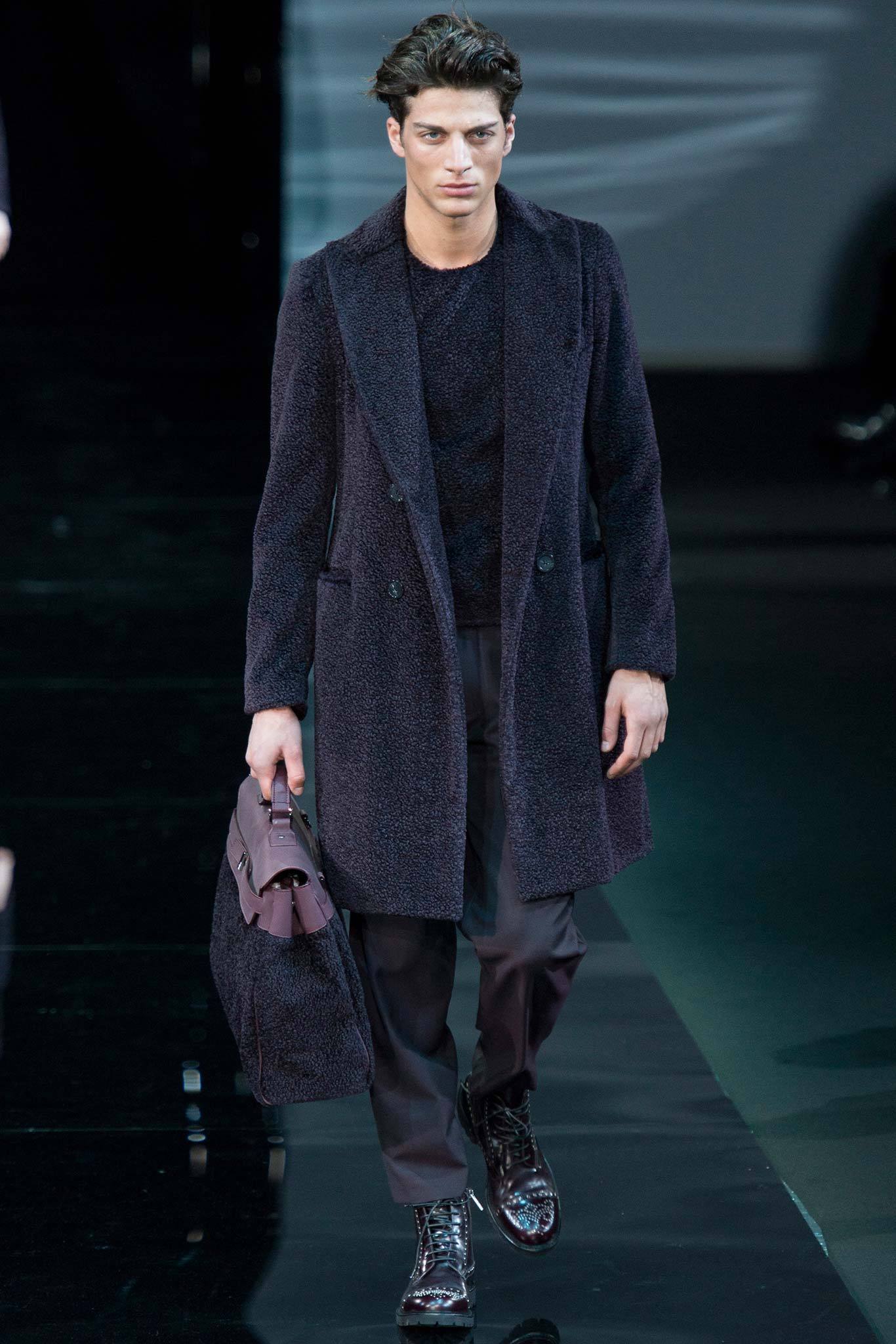 Emporio Armani F/W 14 Menswear Look 57