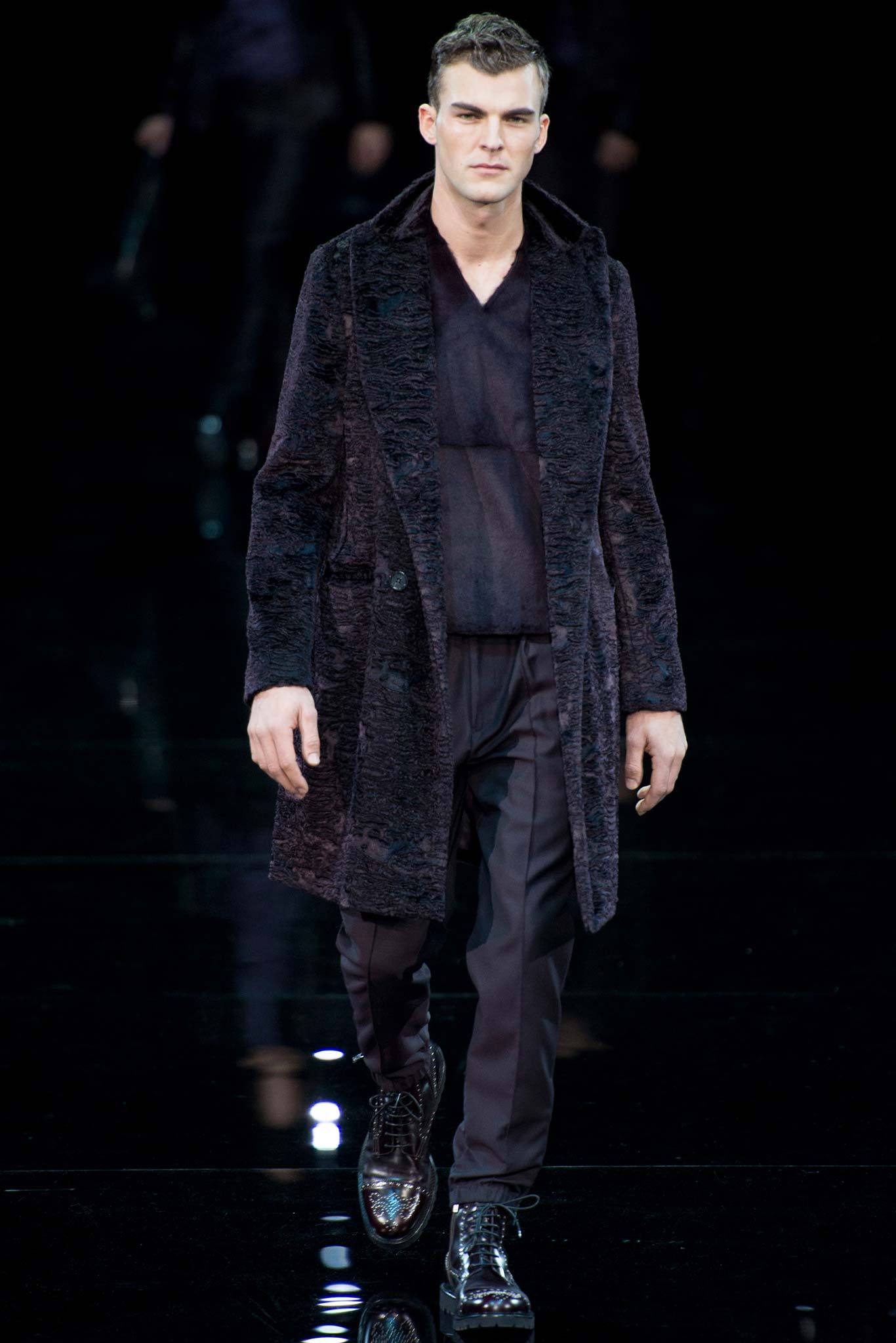 Emporio Armani F/W 14 Menswear Look 58