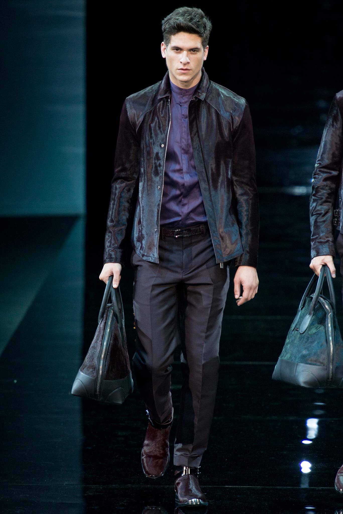 Emporio Armani F/W 14 Menswear Look 59