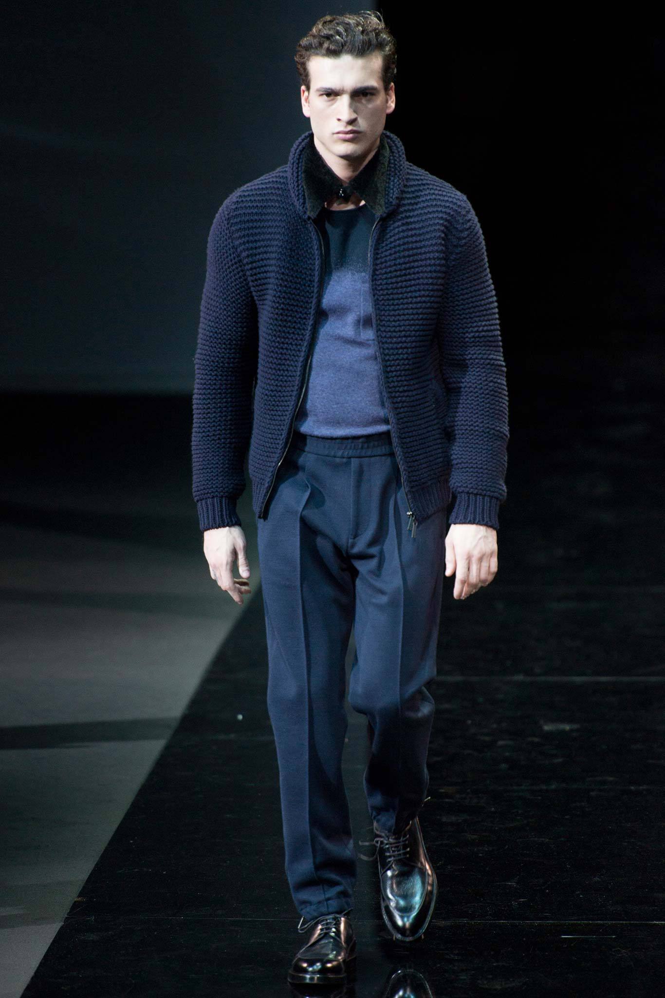 Emporio Armani F/W 14 Menswear Look 64