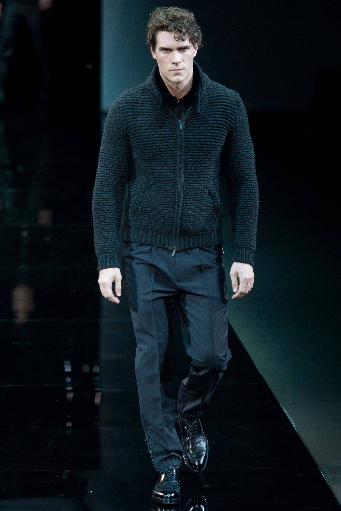 Emporio Armani F/W 14 Menswear Look 65