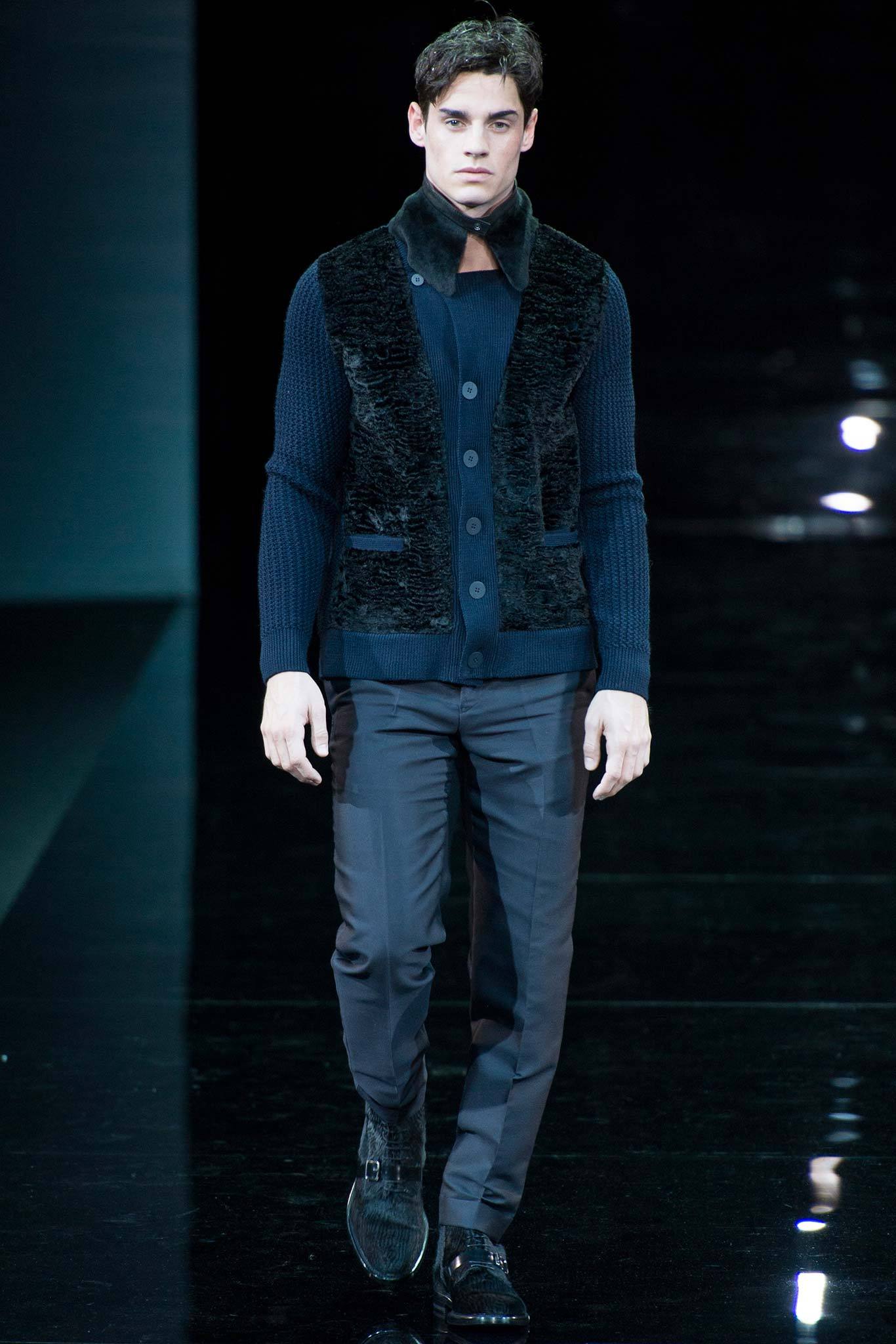 Emporio Armani F/W 14 Menswear Look 66