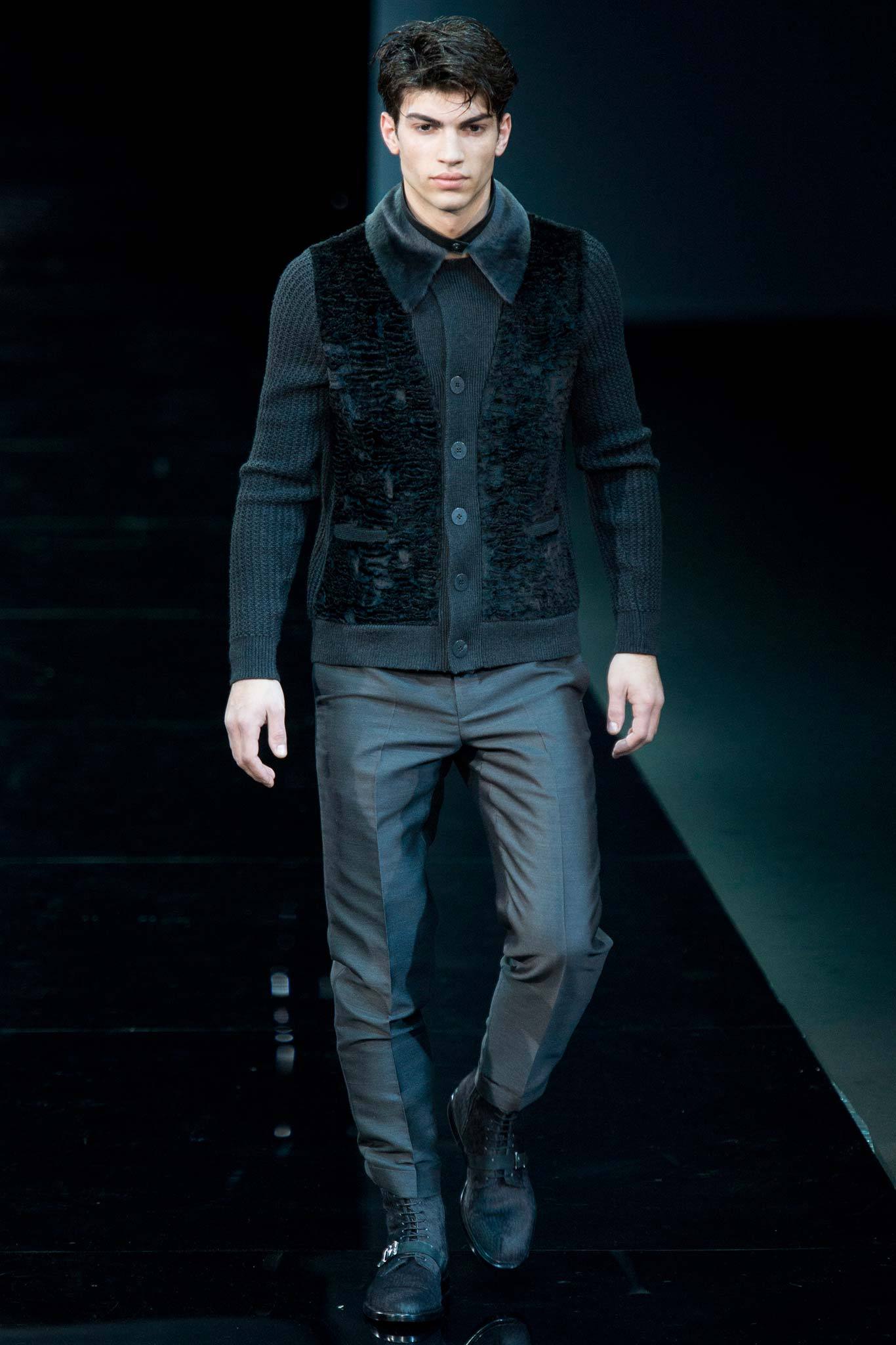 Emporio Armani F/W 14 Menswear Look 67