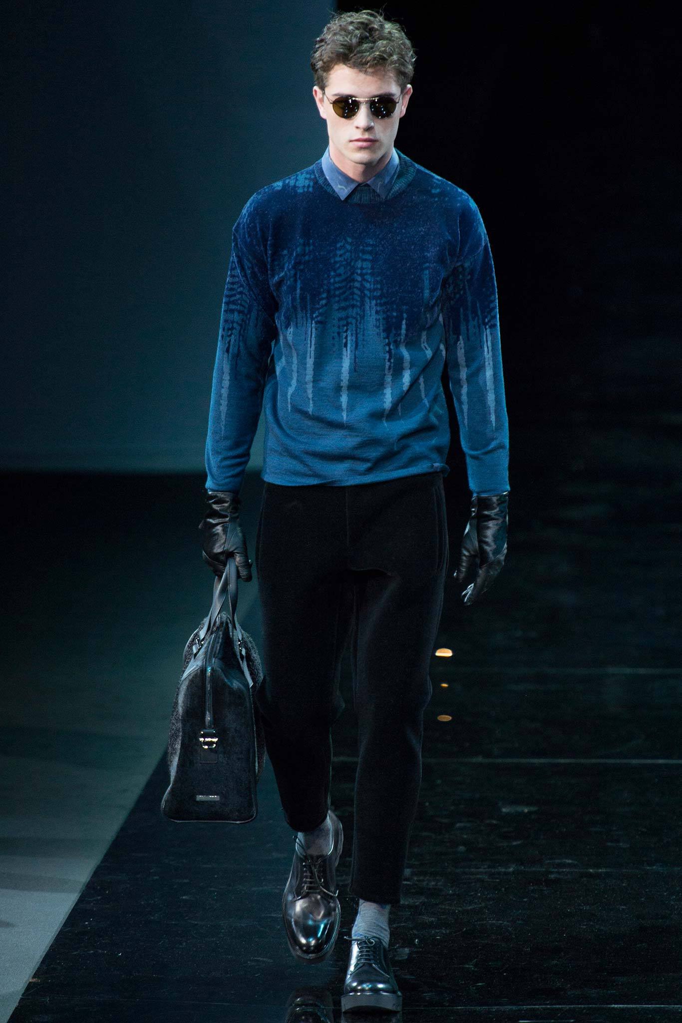 Emporio Armani F/W 14 Menswear Look 68