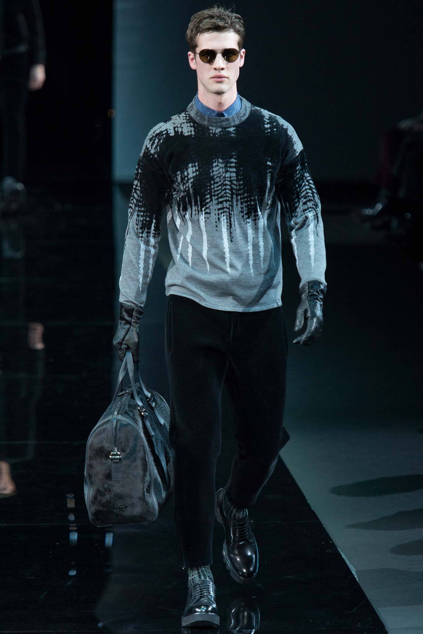 Emporio Armani F/W 14 Menswear Look 69