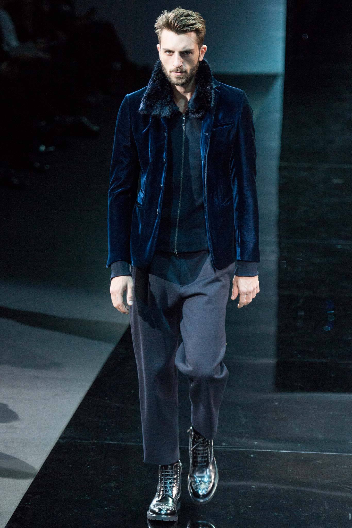 Emporio Armani F/W 14 Menswear Look 72