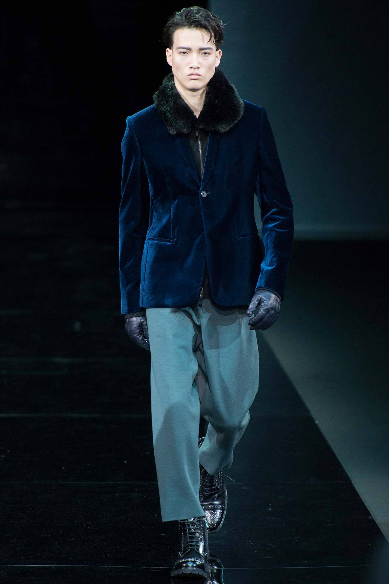 Emporio Armani F/W 14 Menswear Look 73