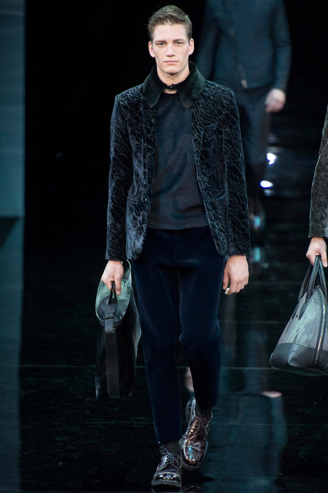 Emporio Armani F/W 14 Menswear Look 74