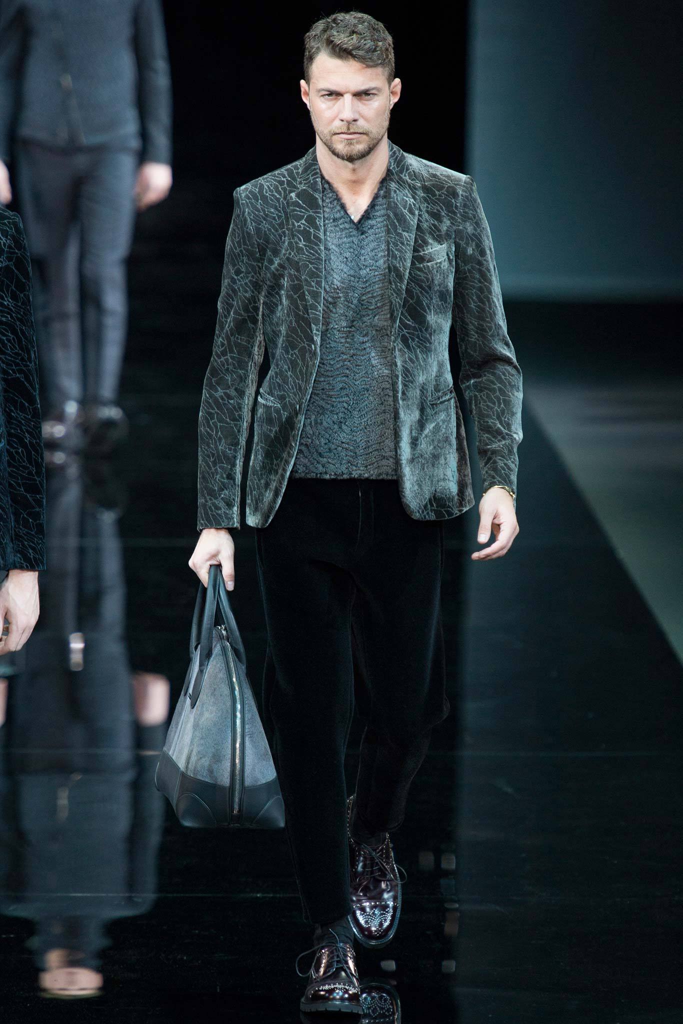 Emporio Armani F/W 14 Menswear Look 75