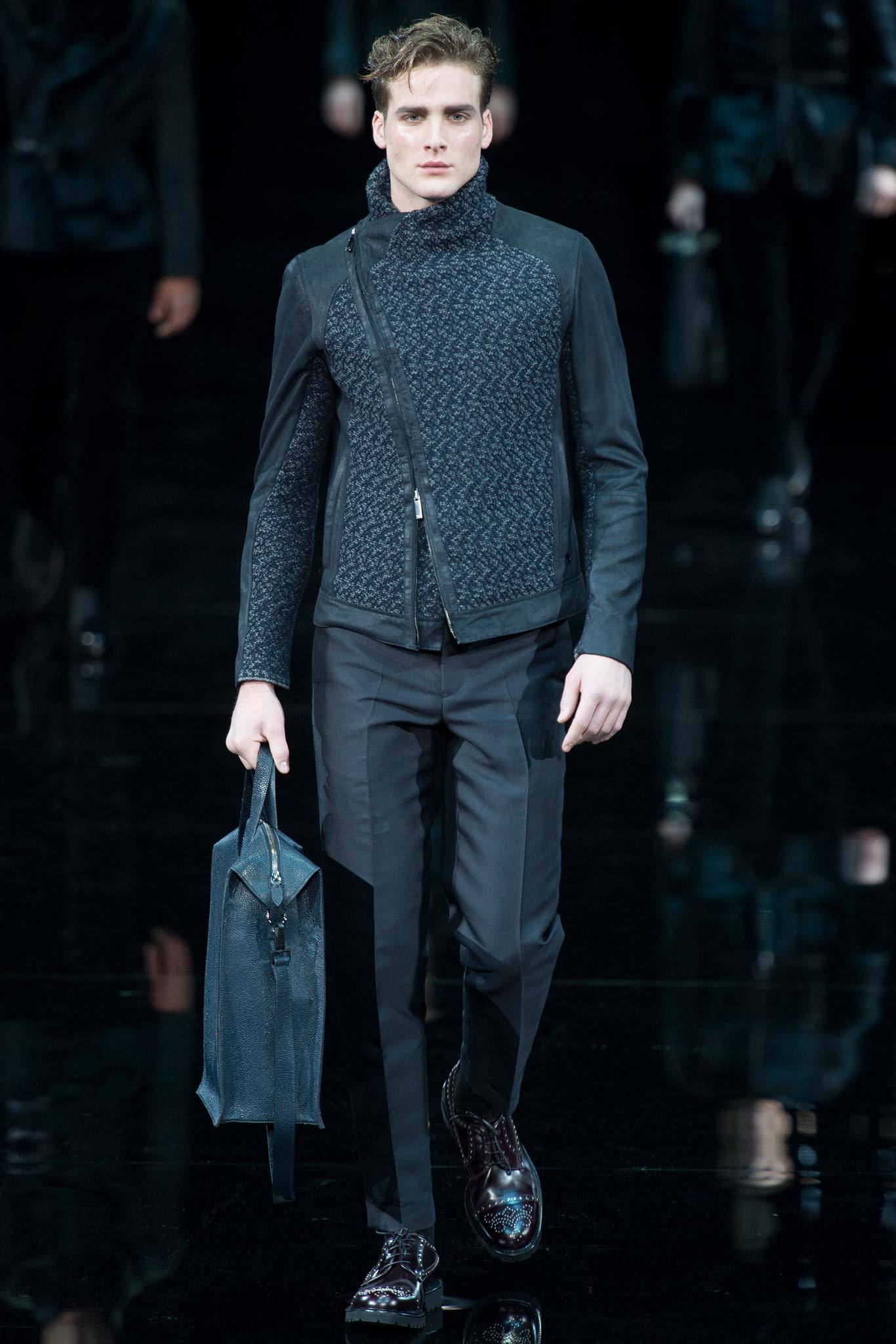 Emporio Armani F/W 14 Menswear Look 76