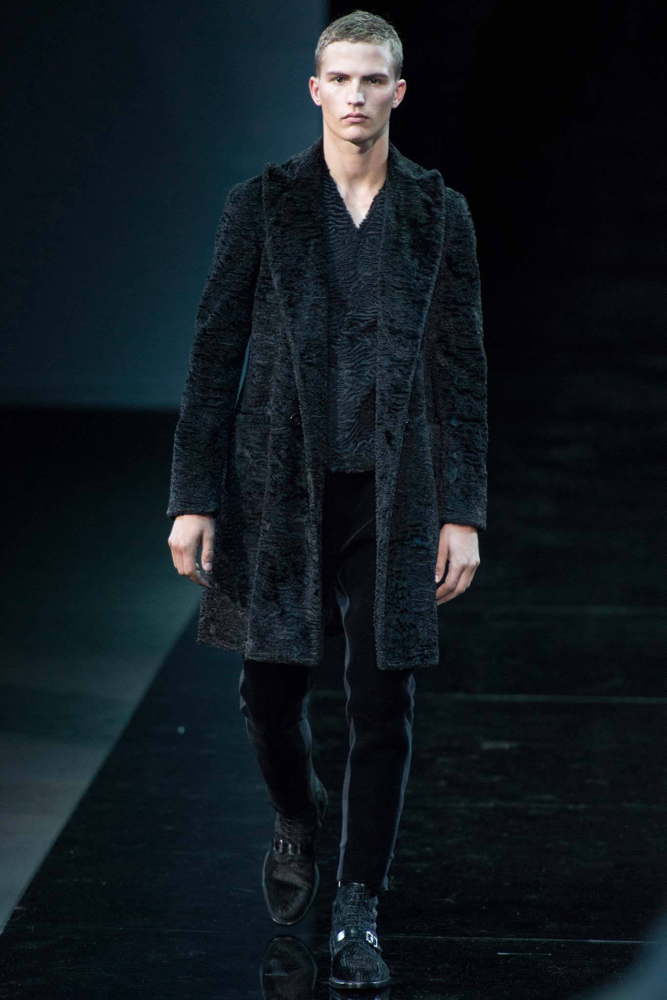 Emporio Armani F/W 14 Menswear Look 79