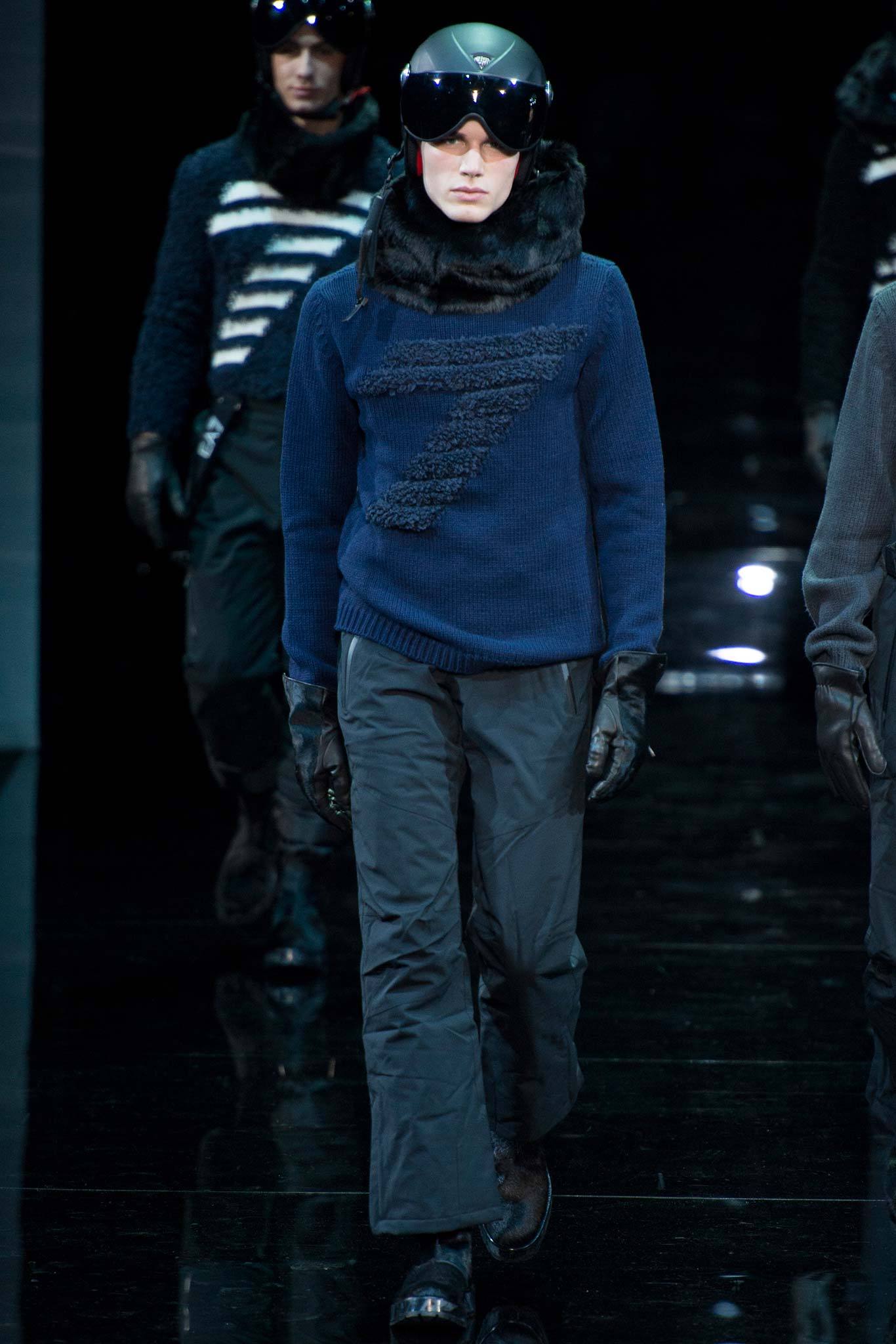 Emporio Armani F/W 14 Menswear Look 81