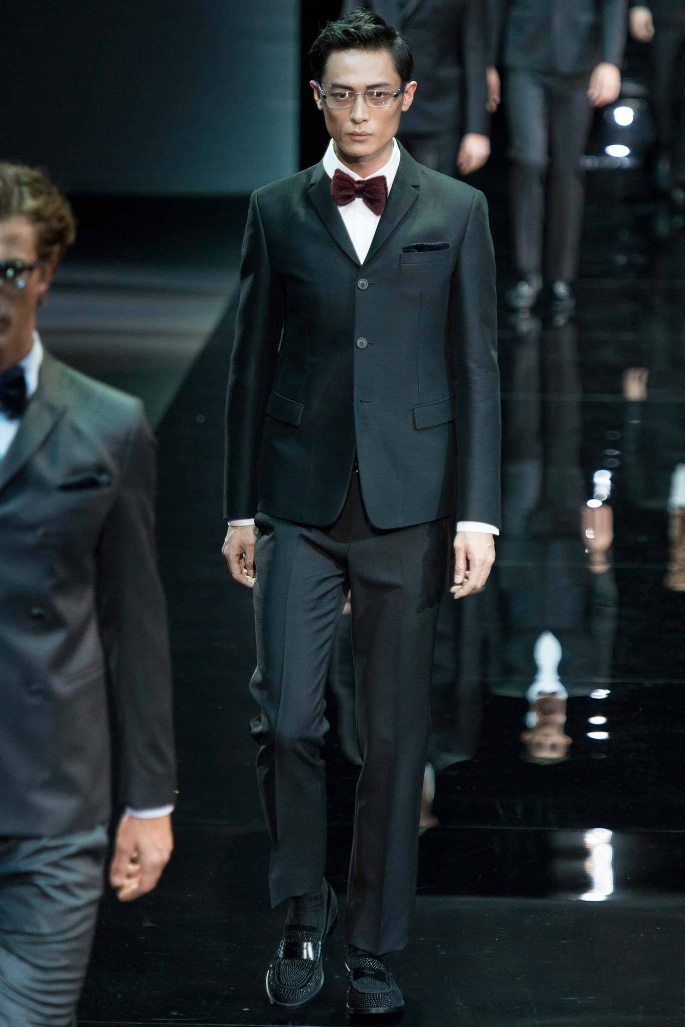 Emporio Armani F/W 14 Menswear Look 94