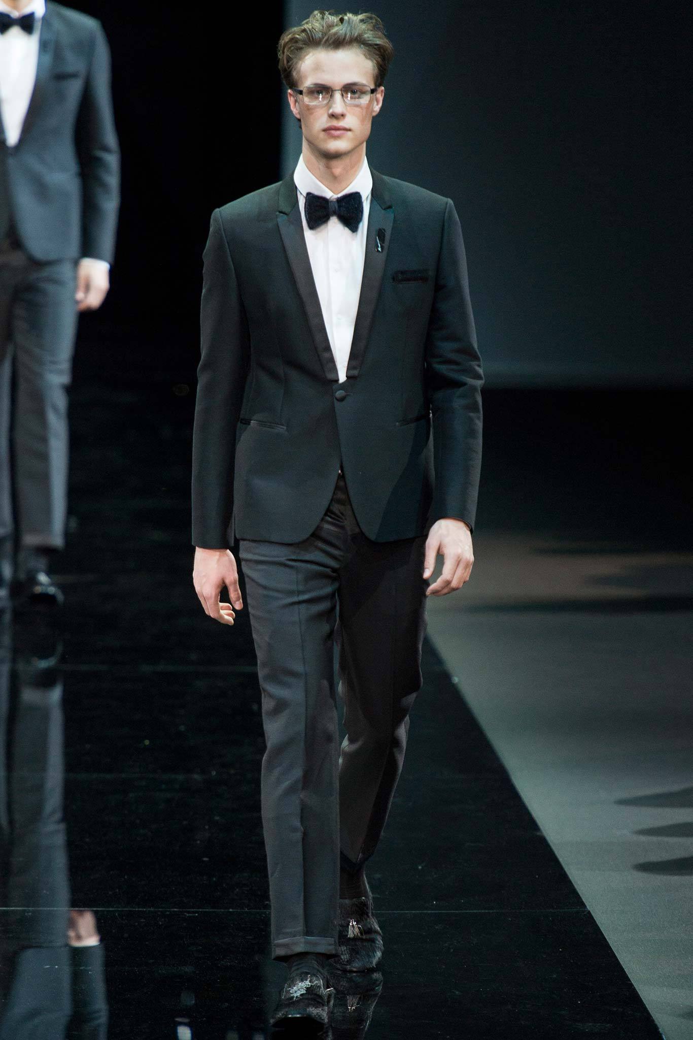 Emporio Armani F/W 14 Menswear Look 96