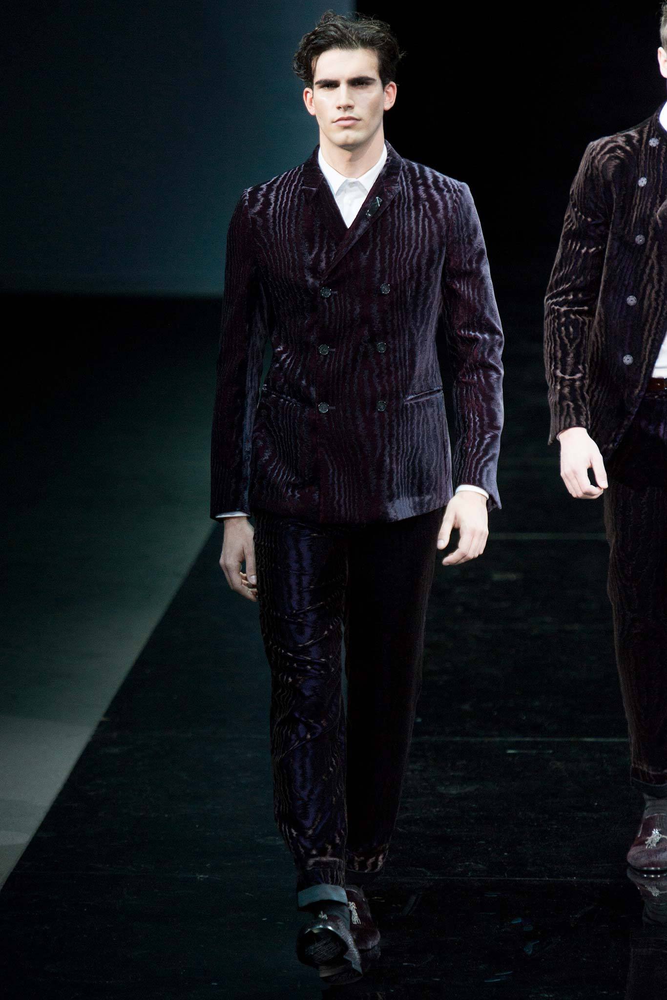 Emporio Armani F/W 14 Menswear Look 99