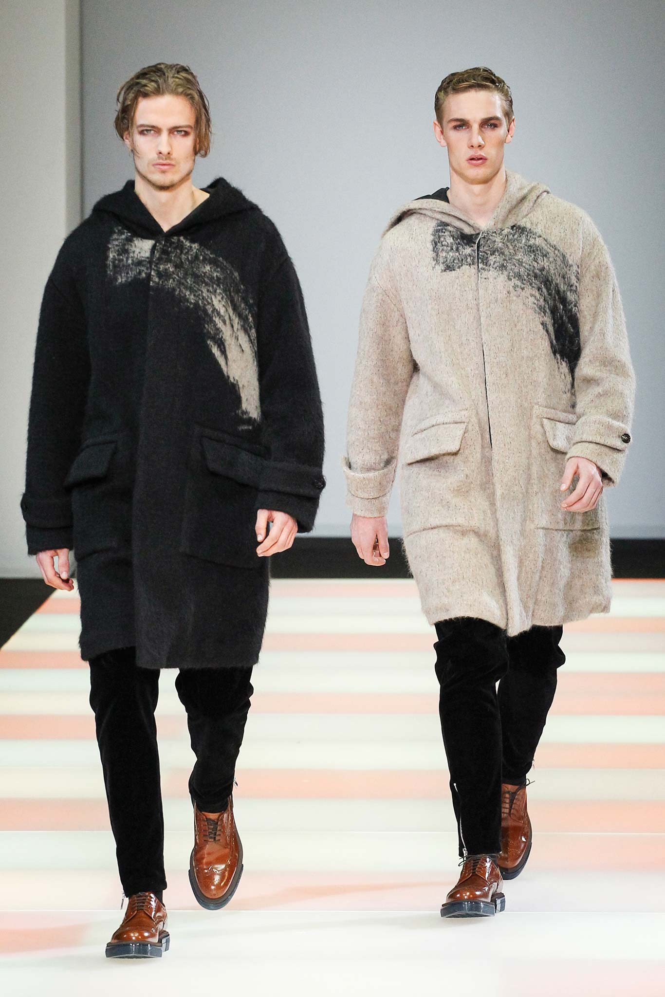 Emporio Armani F/W 15 Menswear Look 1