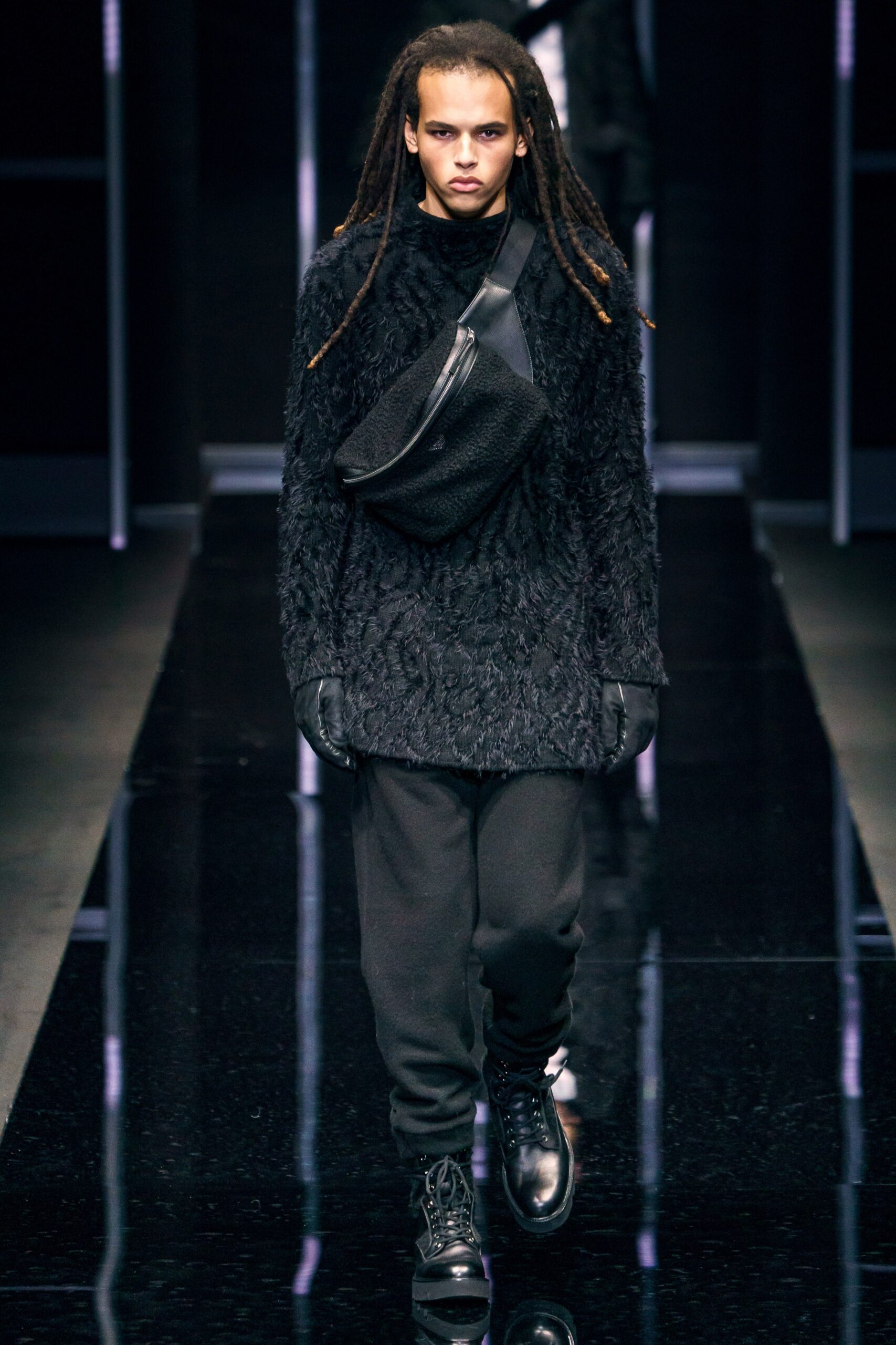 Emporio Armani F/W 19 Menswear Look 1