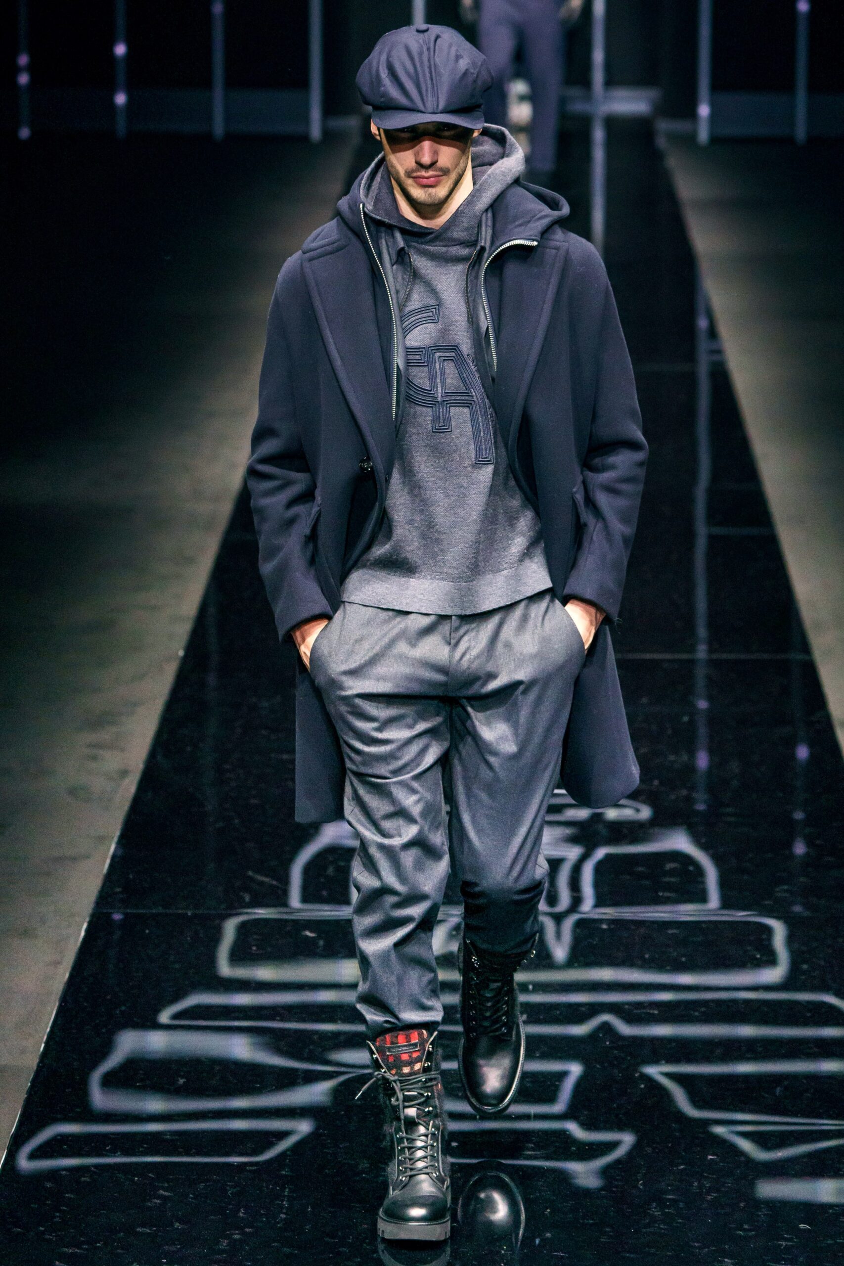 Emporio Armani F/W 19 Menswear Look 49