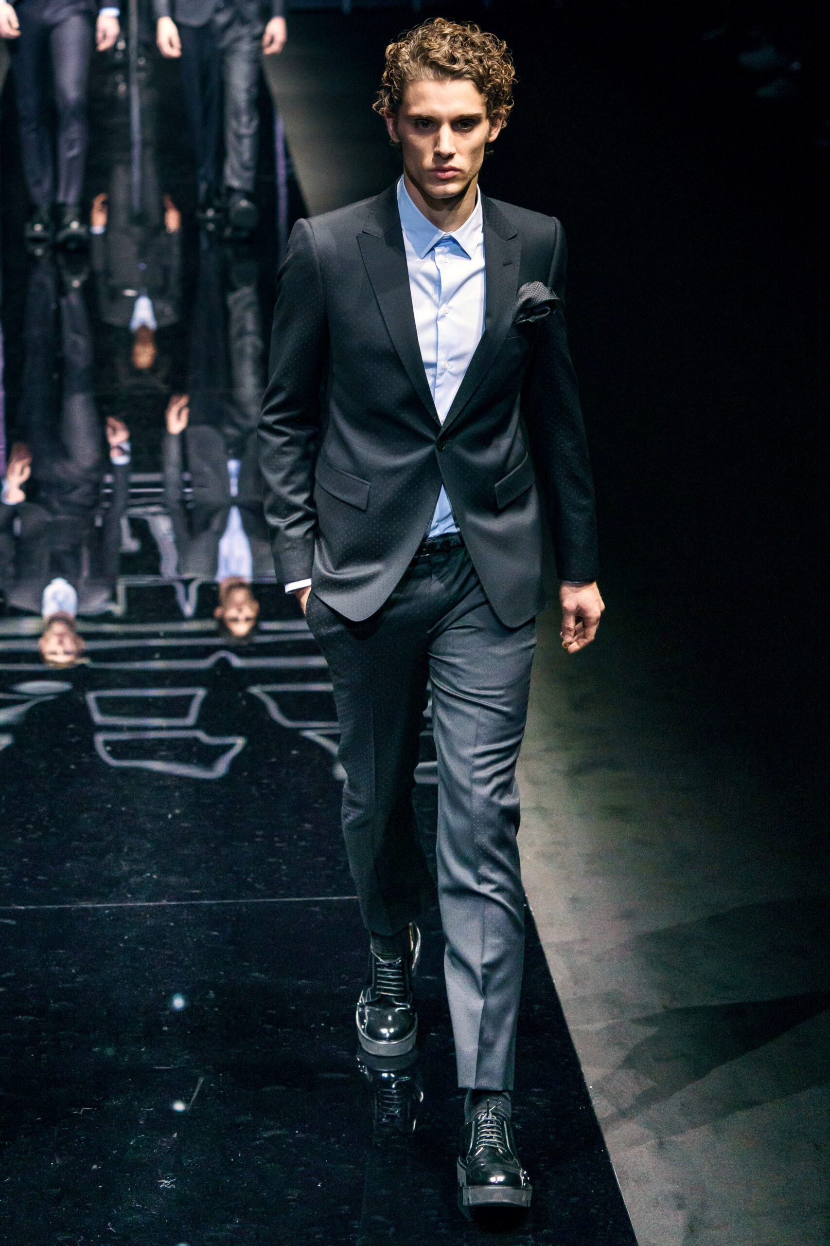Emporio Armani F/W 19 Menswear Look 61