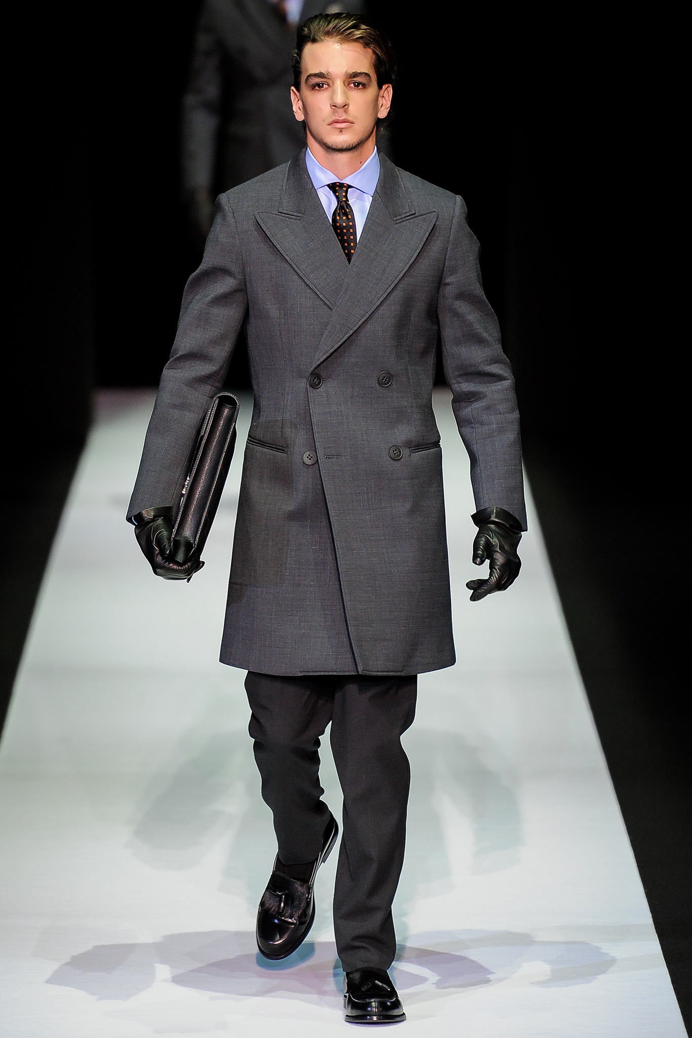 Emporio Armani F/W 13 Menswear Look 1