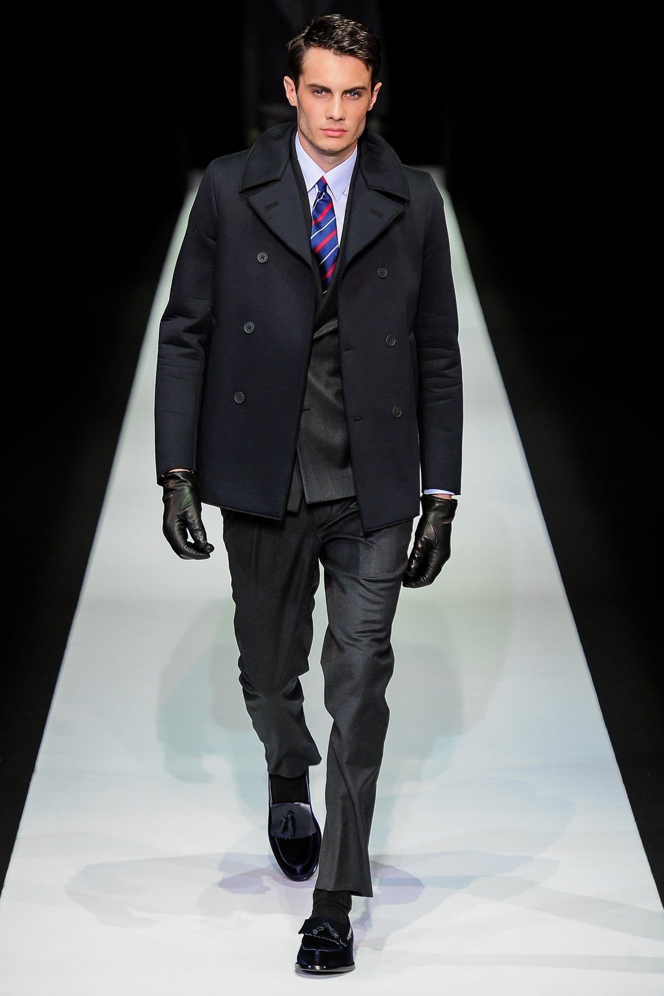 Emporio Armani F/W 13 Menswear Look 2