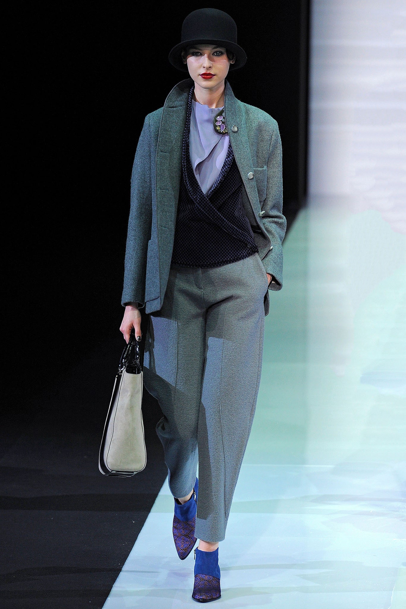 Emporio Armani F/W 13 Look 2