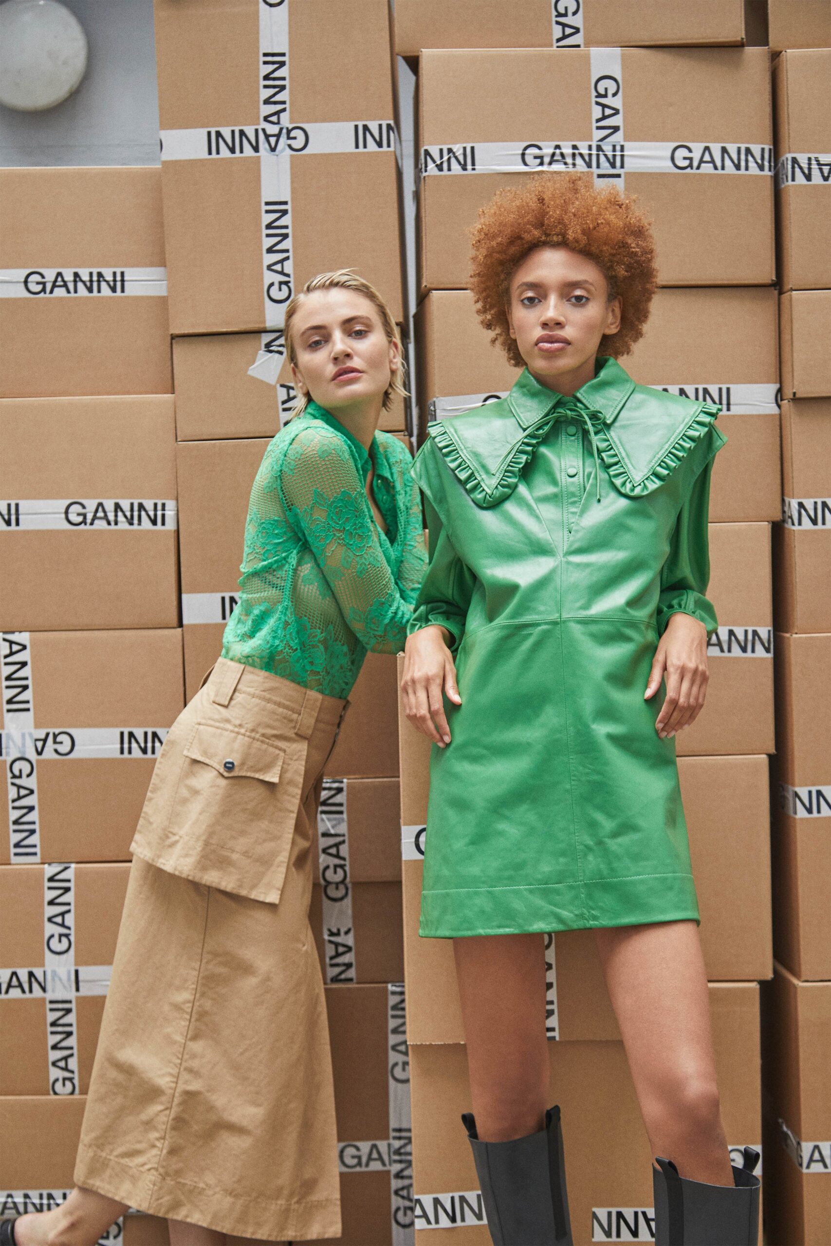 Ganni Copenhagen S/S 21 Look 1