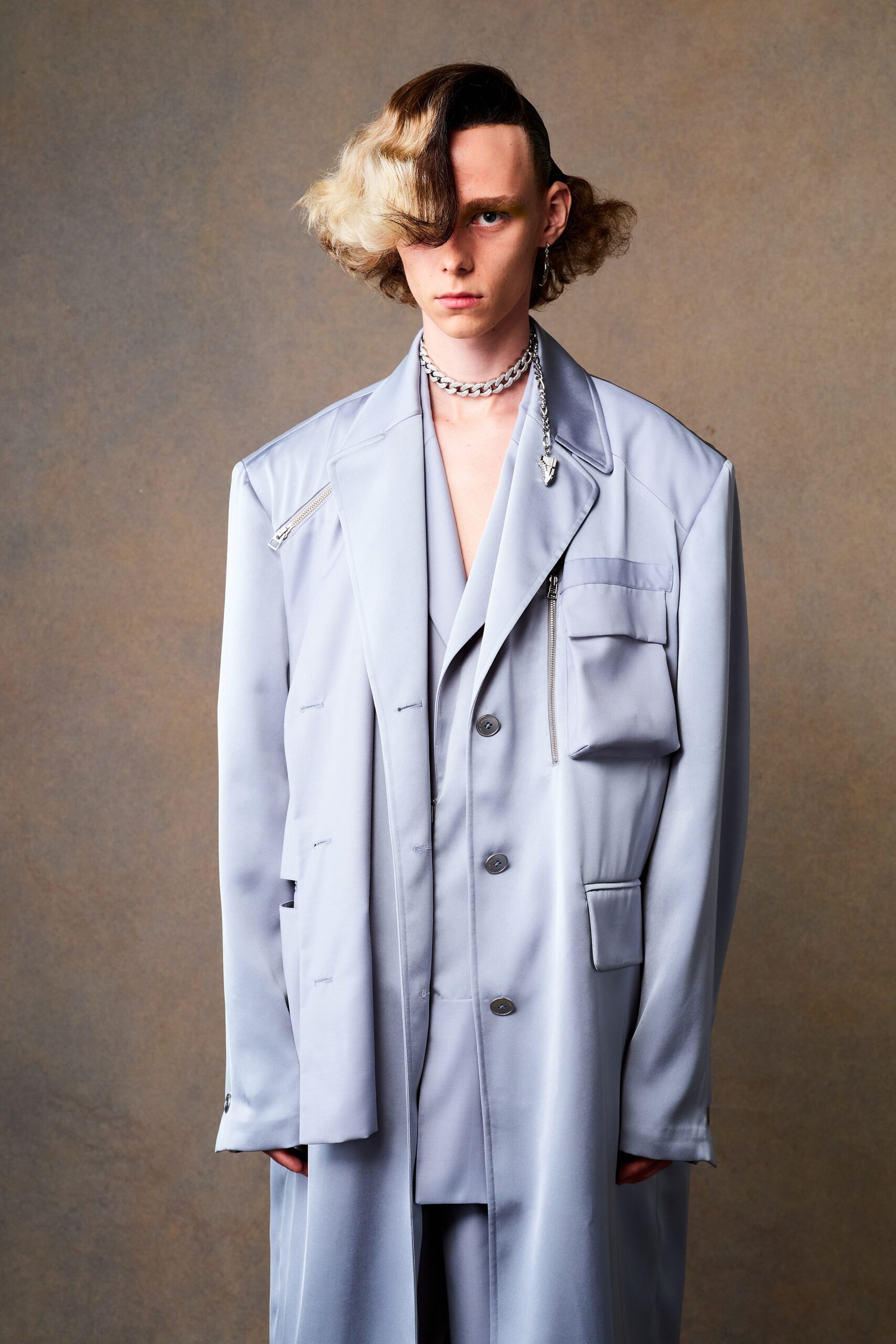 Feng Chen Wang S/S 23 Menswear Look 1