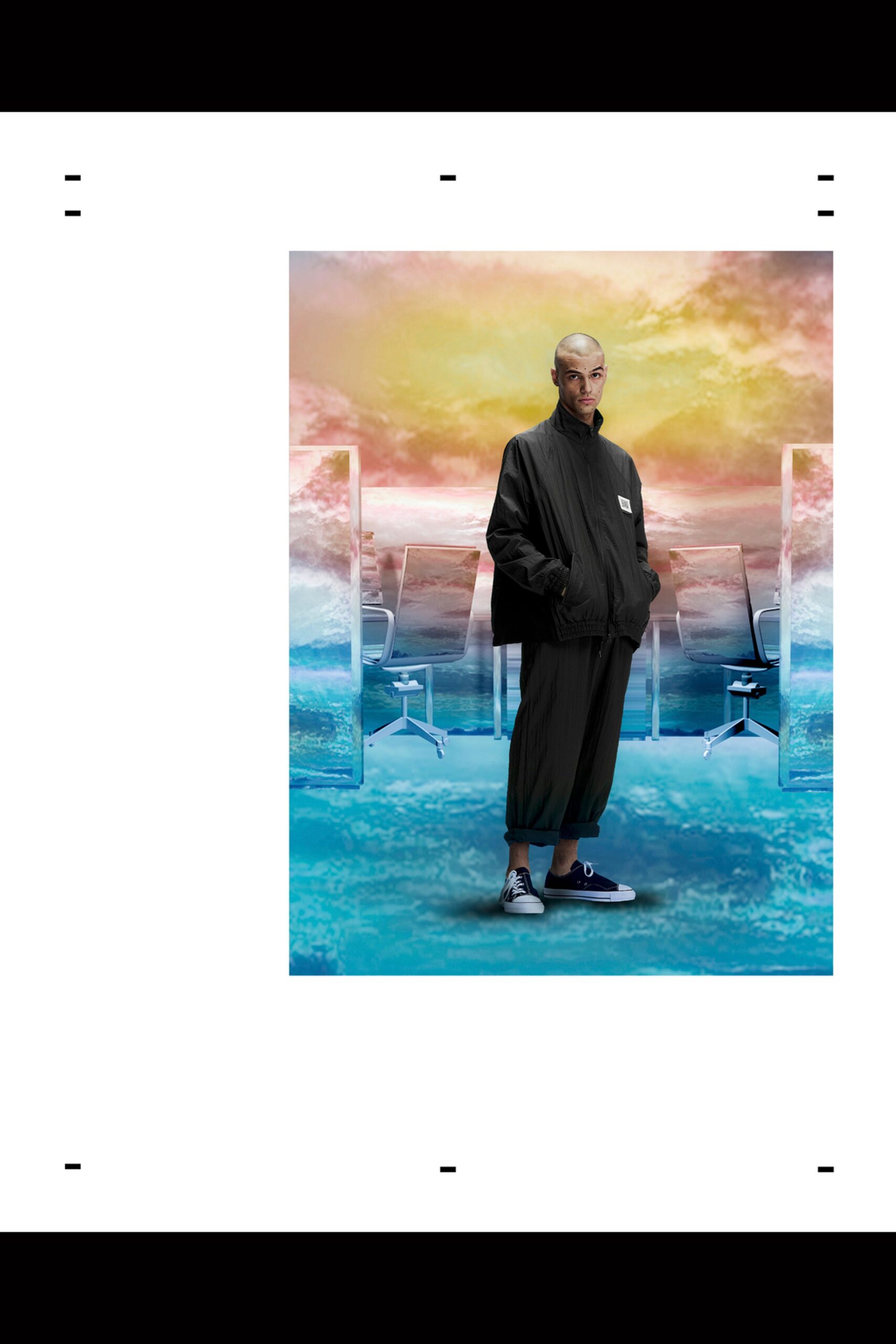 Fumito Ganryu S/S 22 Menswear Look 3