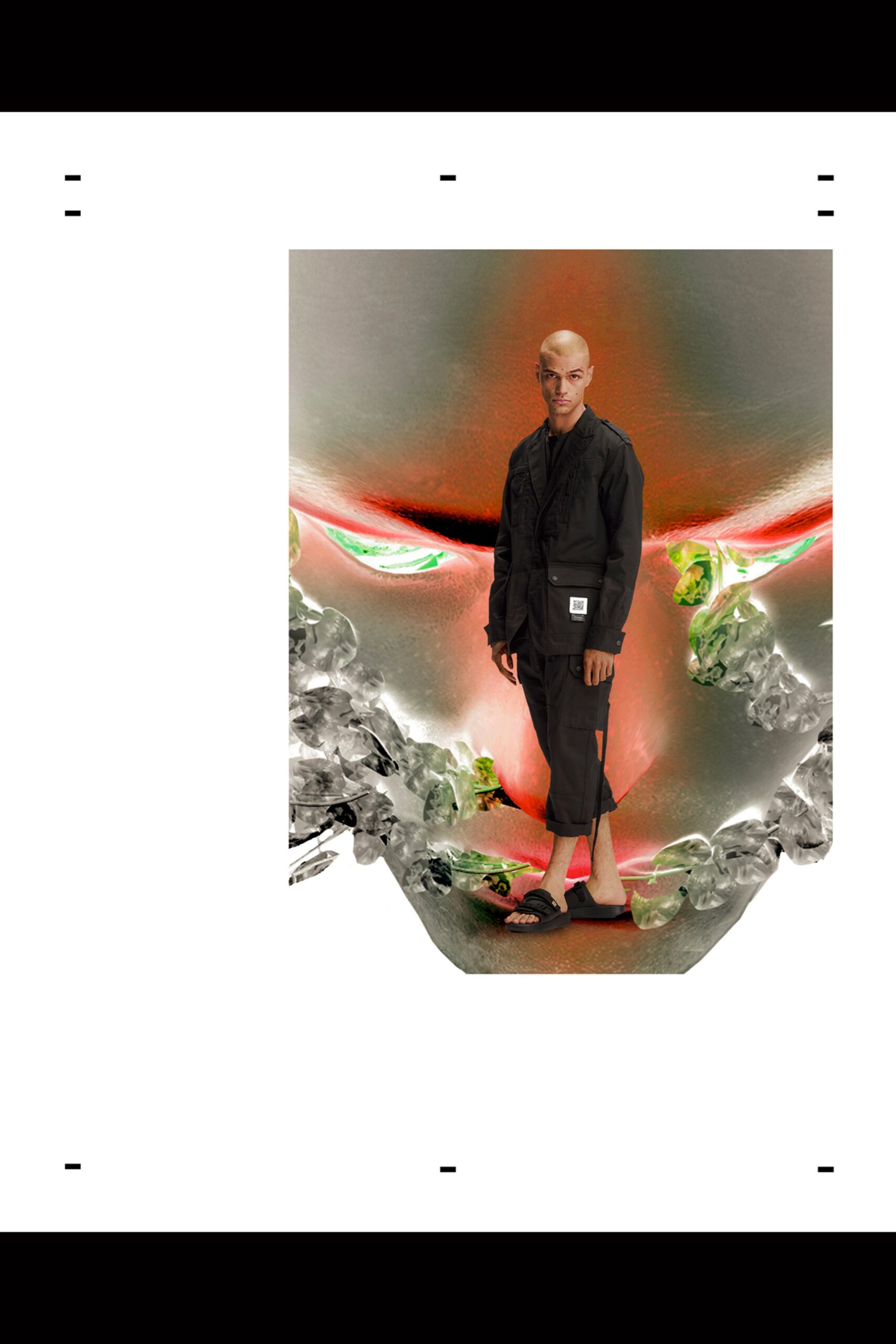 Fumito Ganryu S/S 22 Menswear Look 4