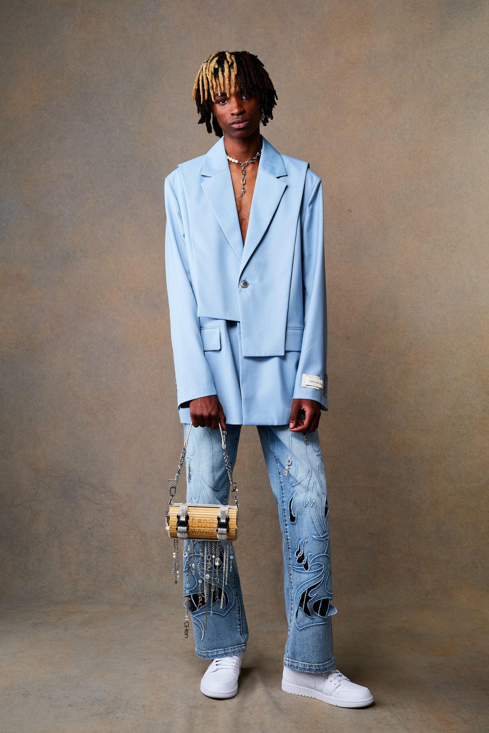 Feng Chen Wang S/S 23 Menswear Look 4