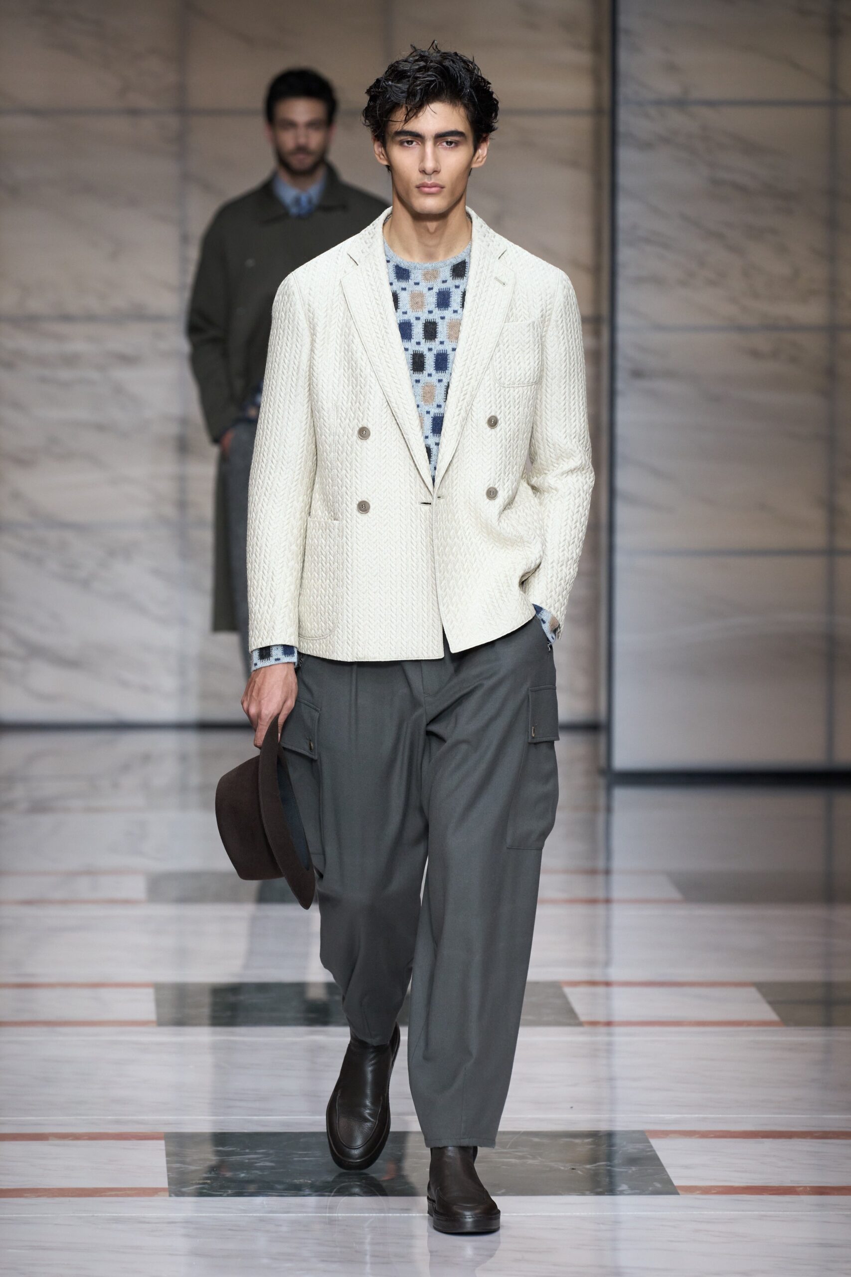 Giorgio Armani F/W 23 Menswear Look 10