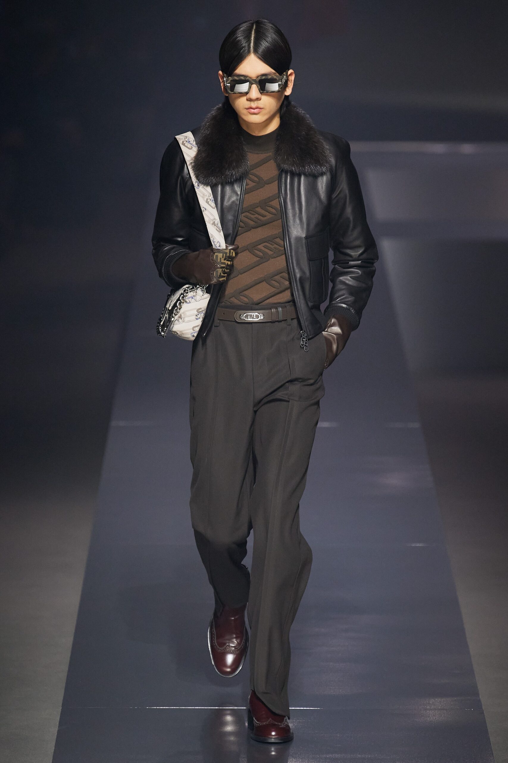 Fendi F/W 22 Menswear Look 19