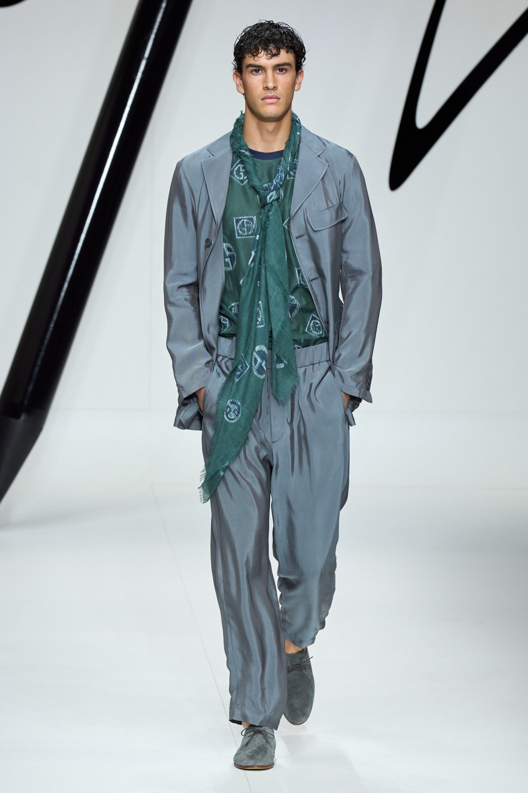 Giorgio Armani S/S 24 Menswear Look 34